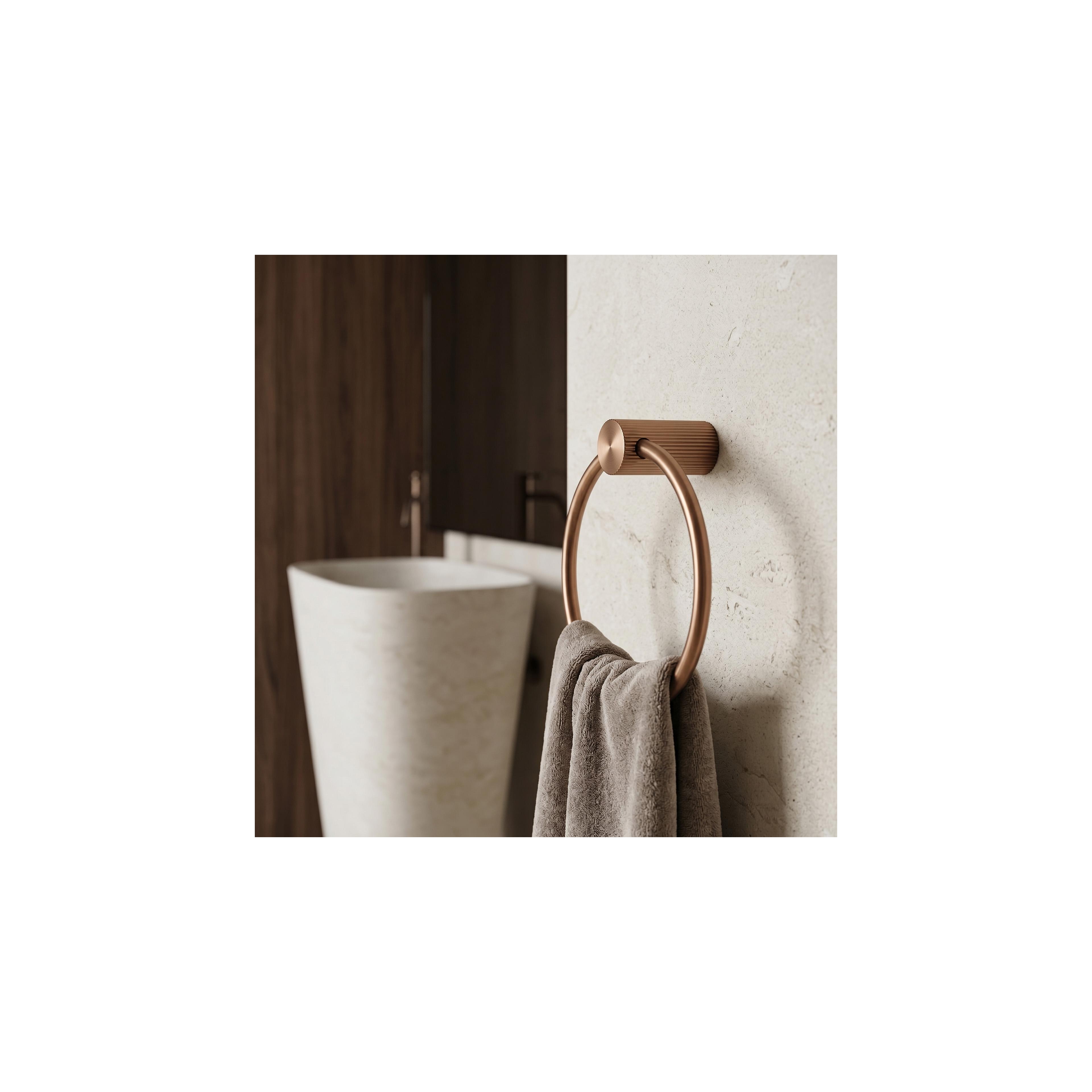 Badezimmerhaken Ring 64106 SOLO Brush Copper
