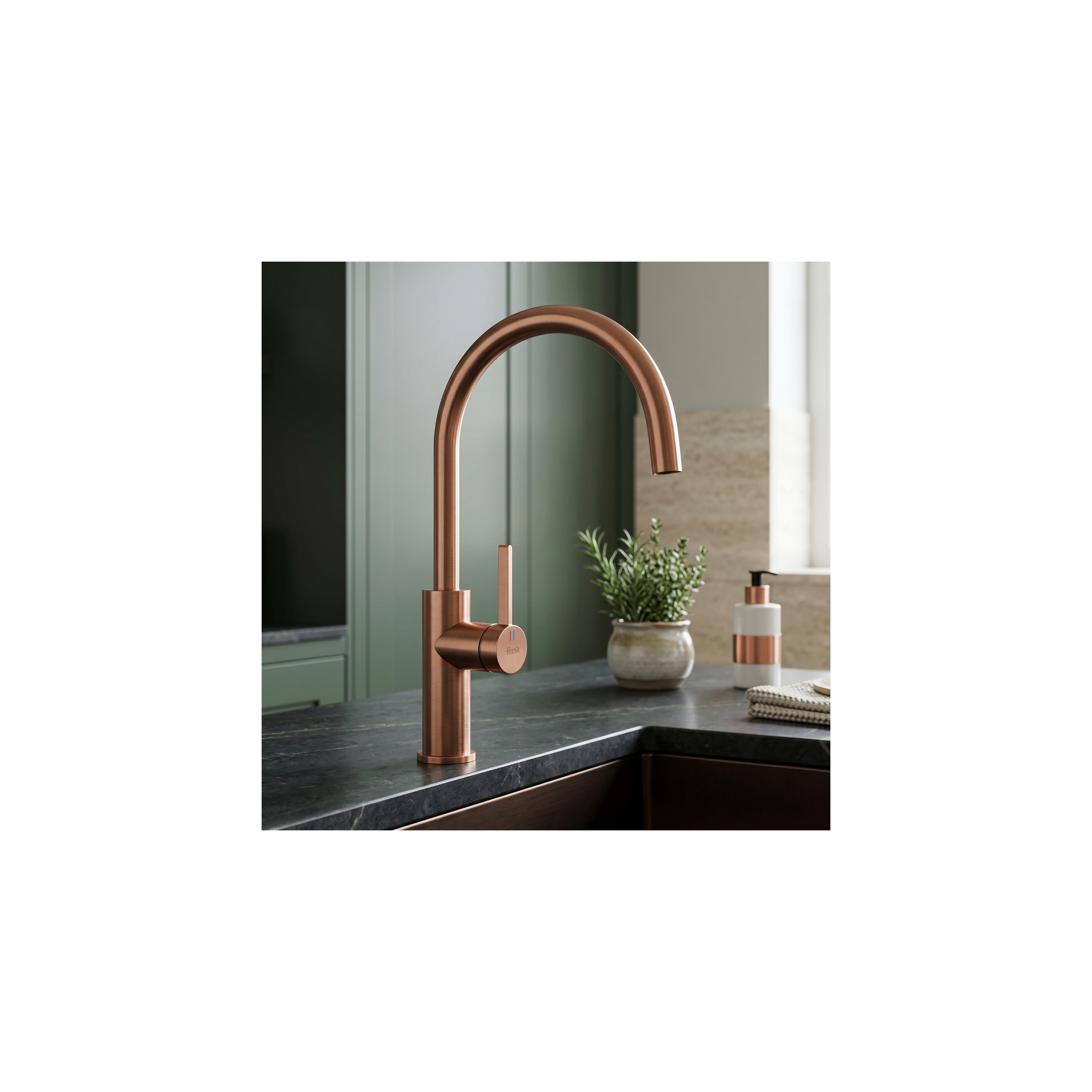 Küchearmatur REA Rivo Brush Copper