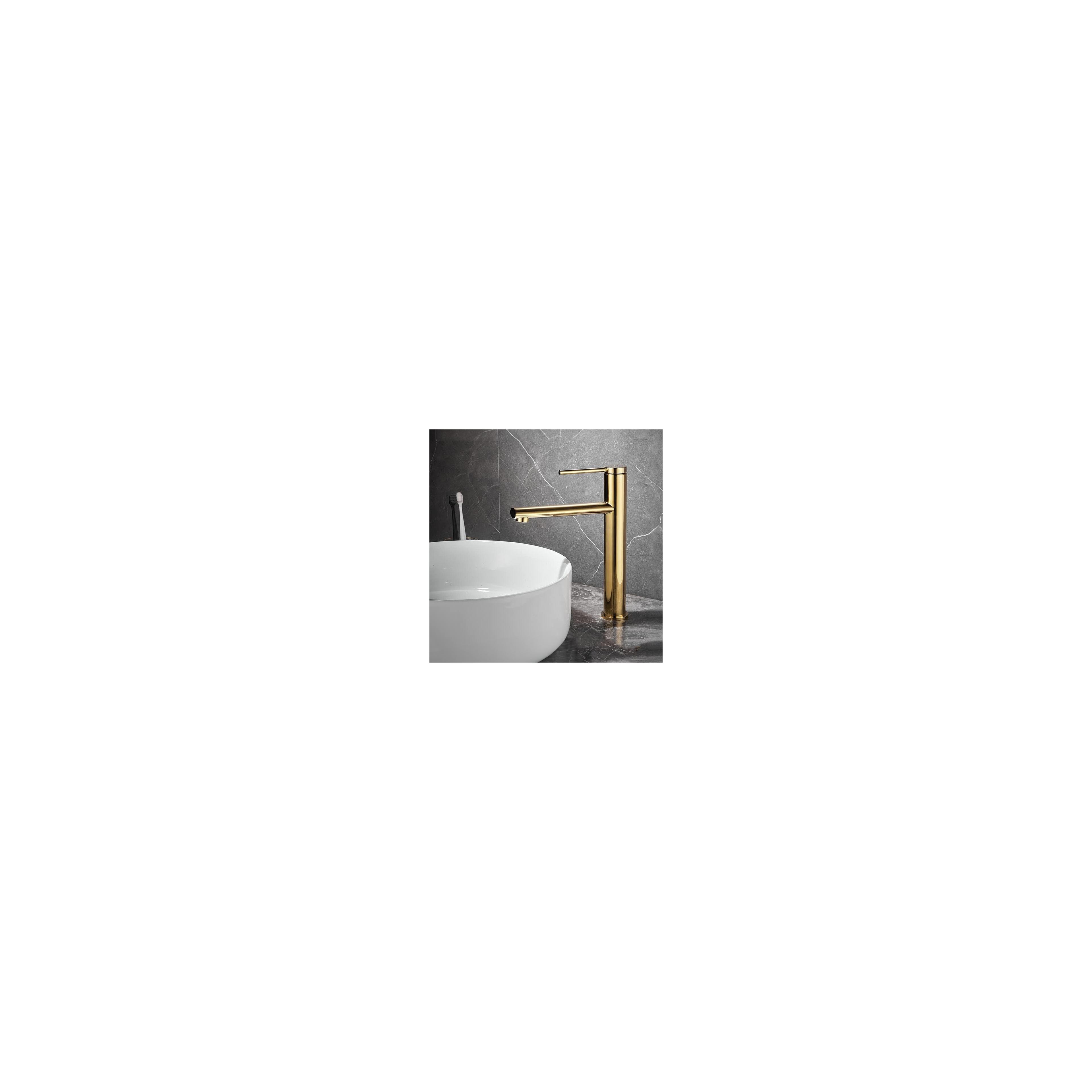 Rea OVAL GOLD Visoka slavina za umivaonik