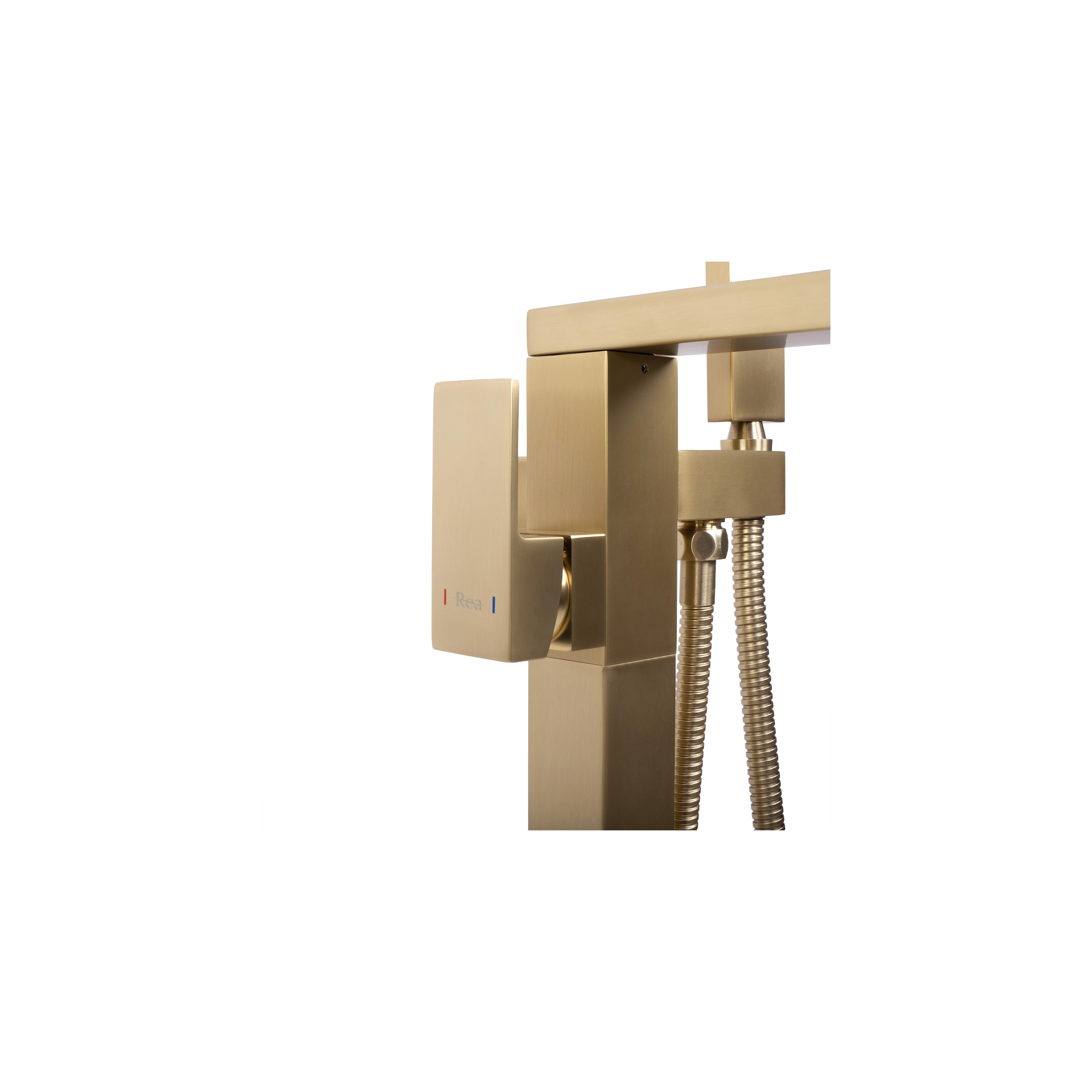 Frei stehende Armatur Rea TERY Gold Brush