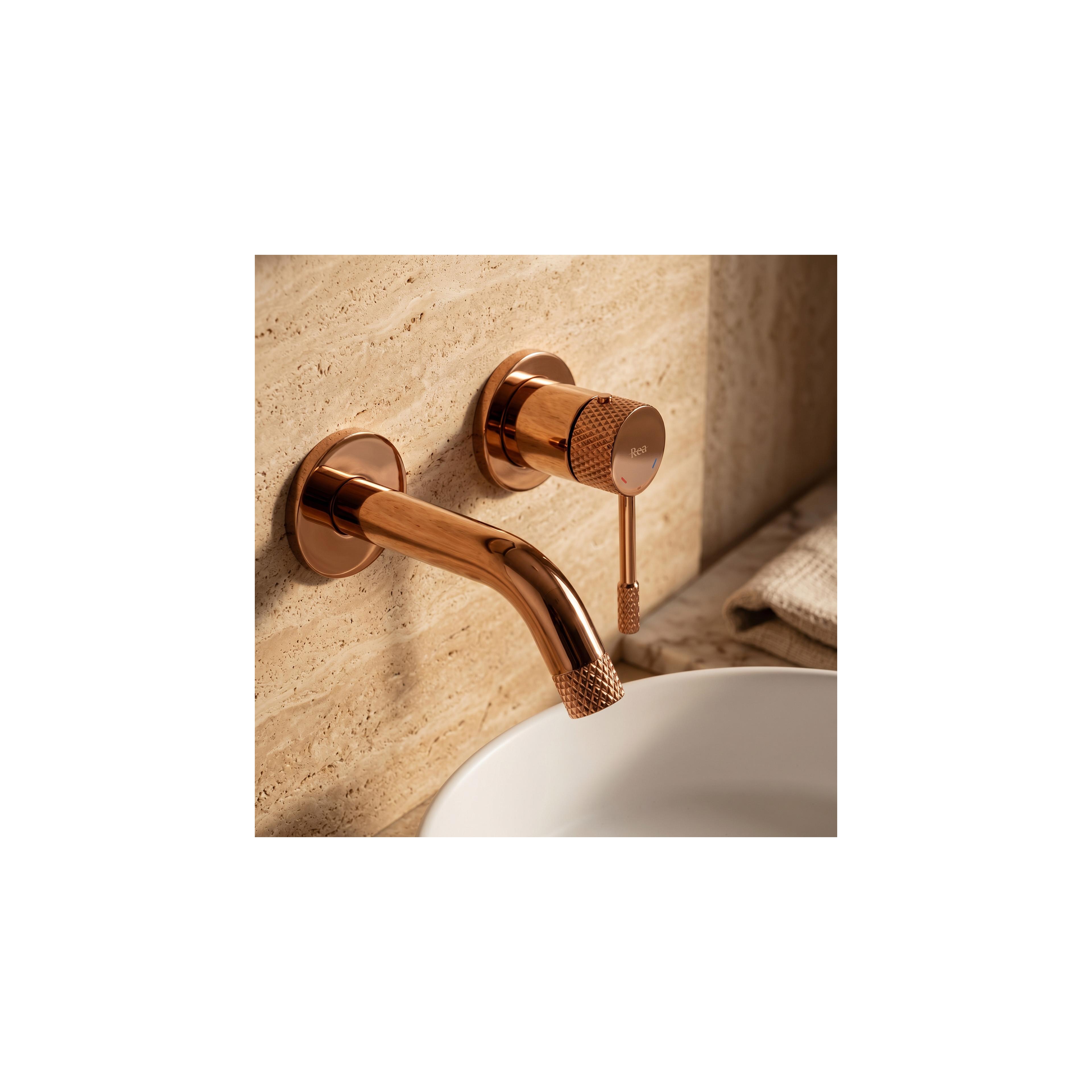 Wall Mounted faucet REA Venti Copper