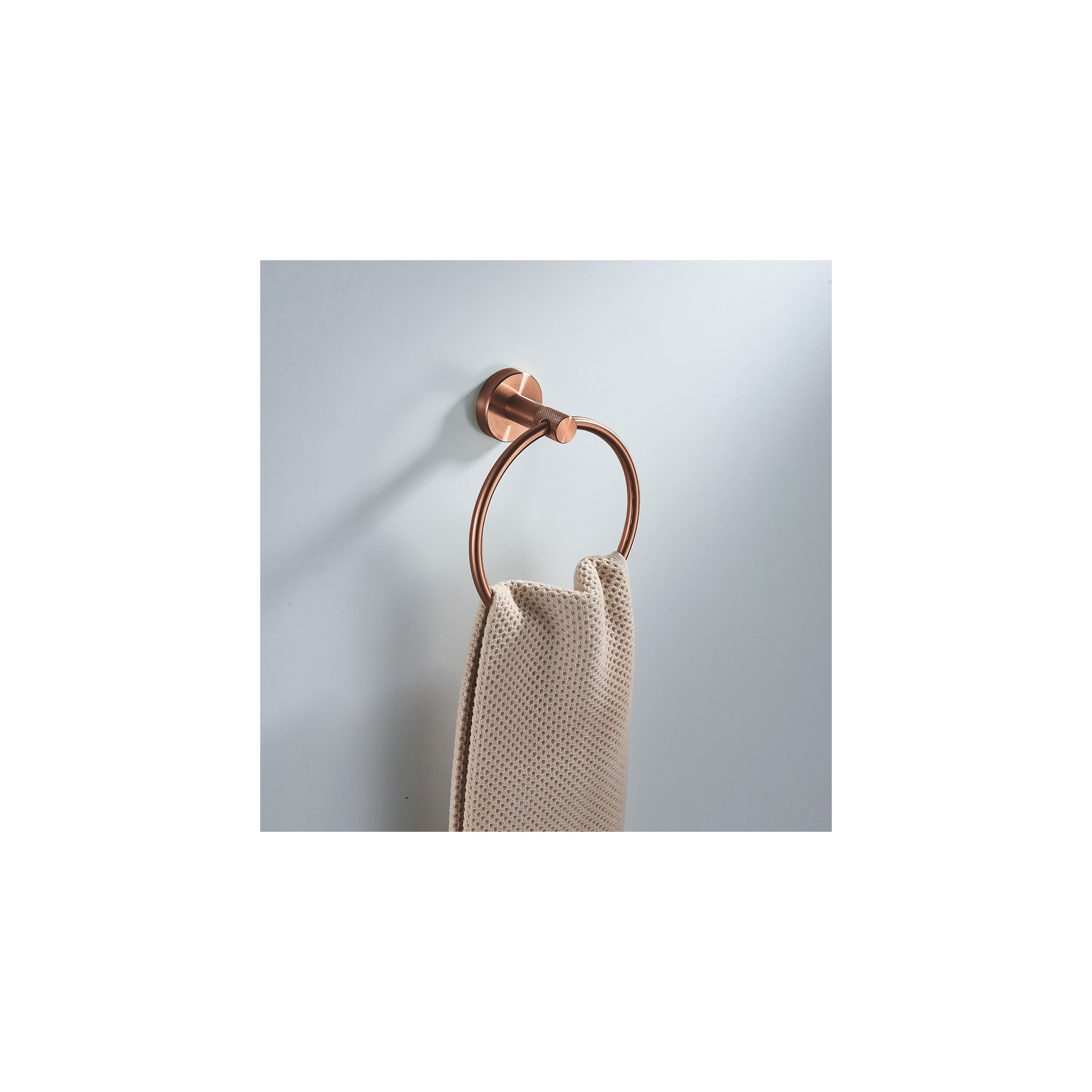 Badrumskrok RING 6610 Modern Borstad Koppar