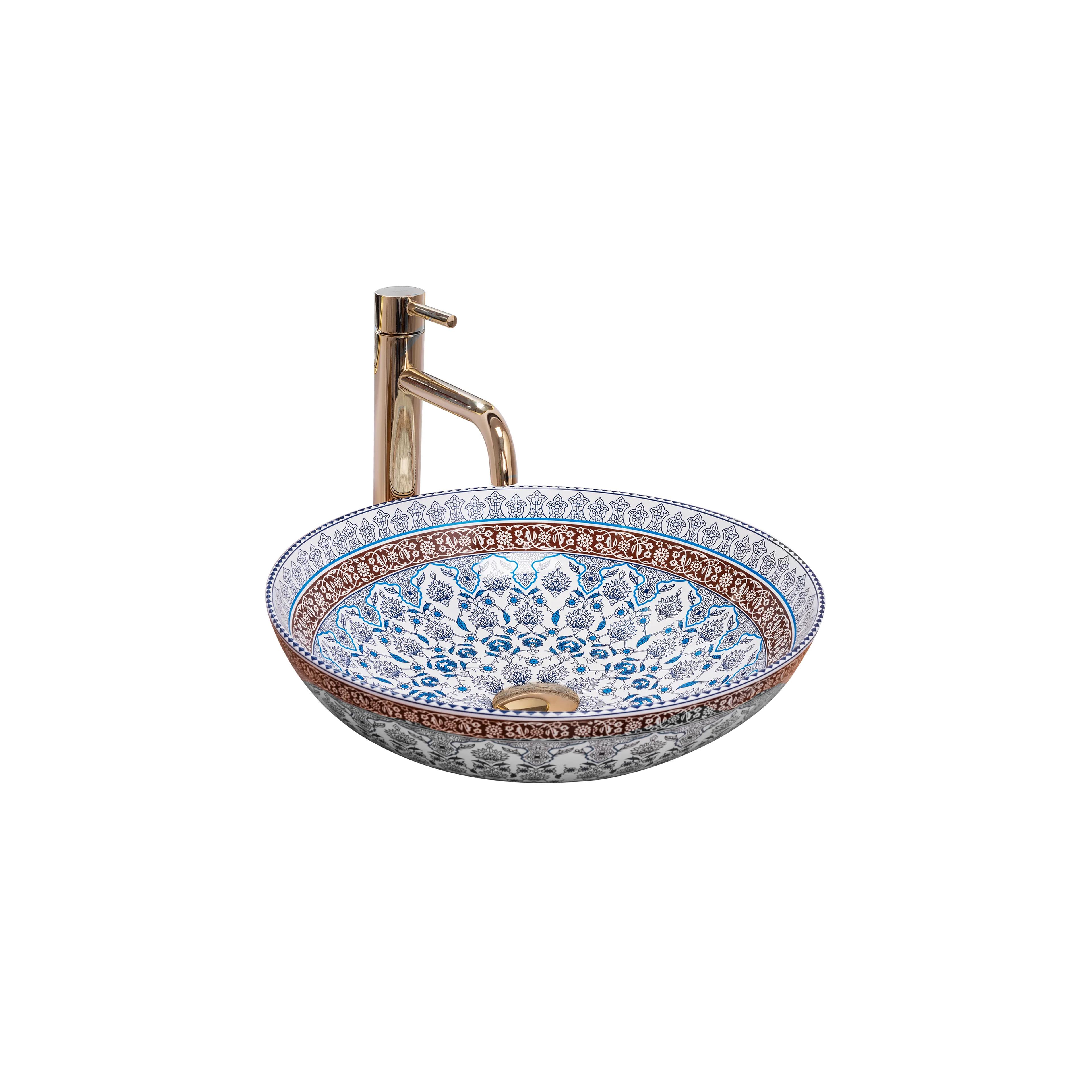Countertop washbasin Rea Arte Blue