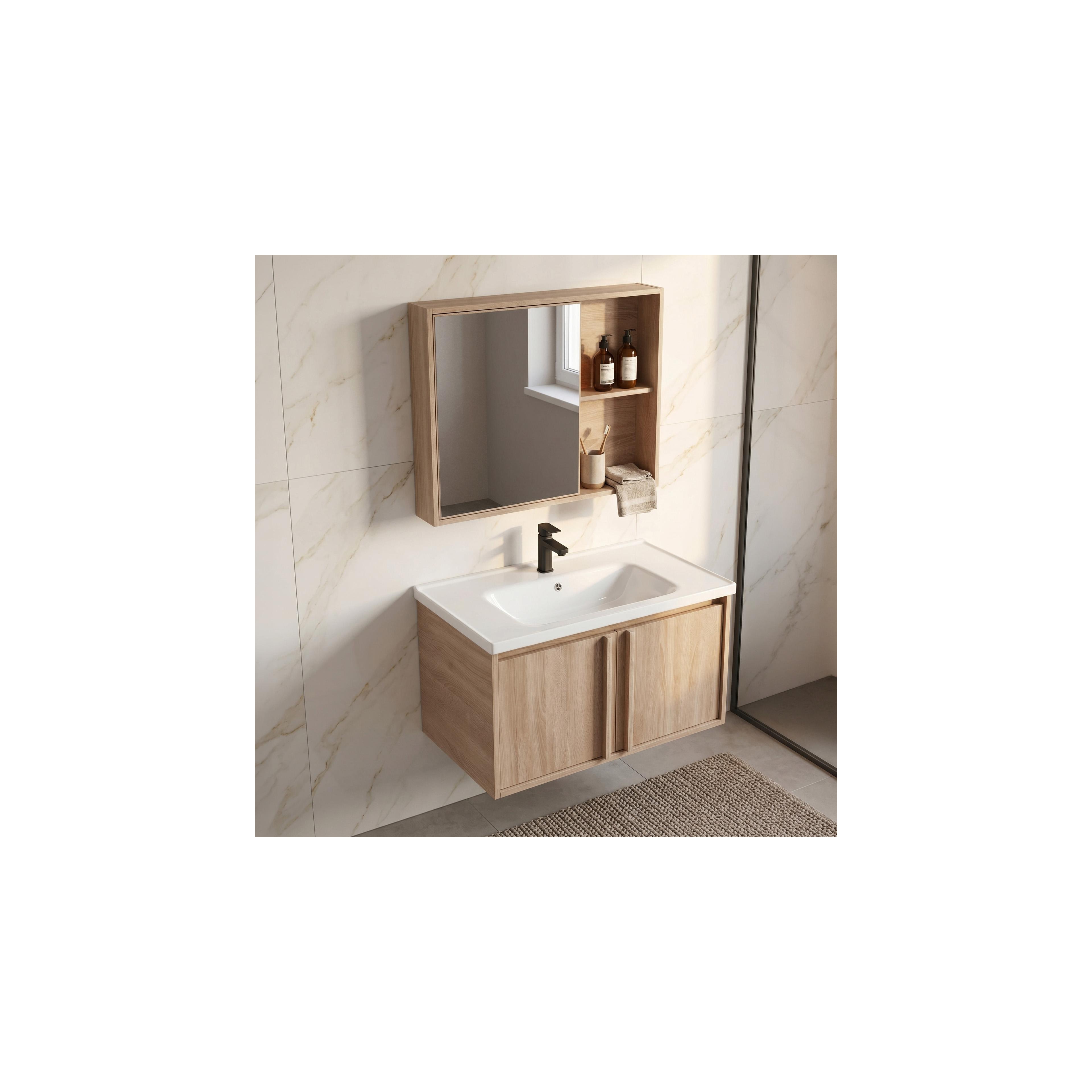 Badezimmermöbel-Set mit Waschbecken Gama T25023 BXM 70CM