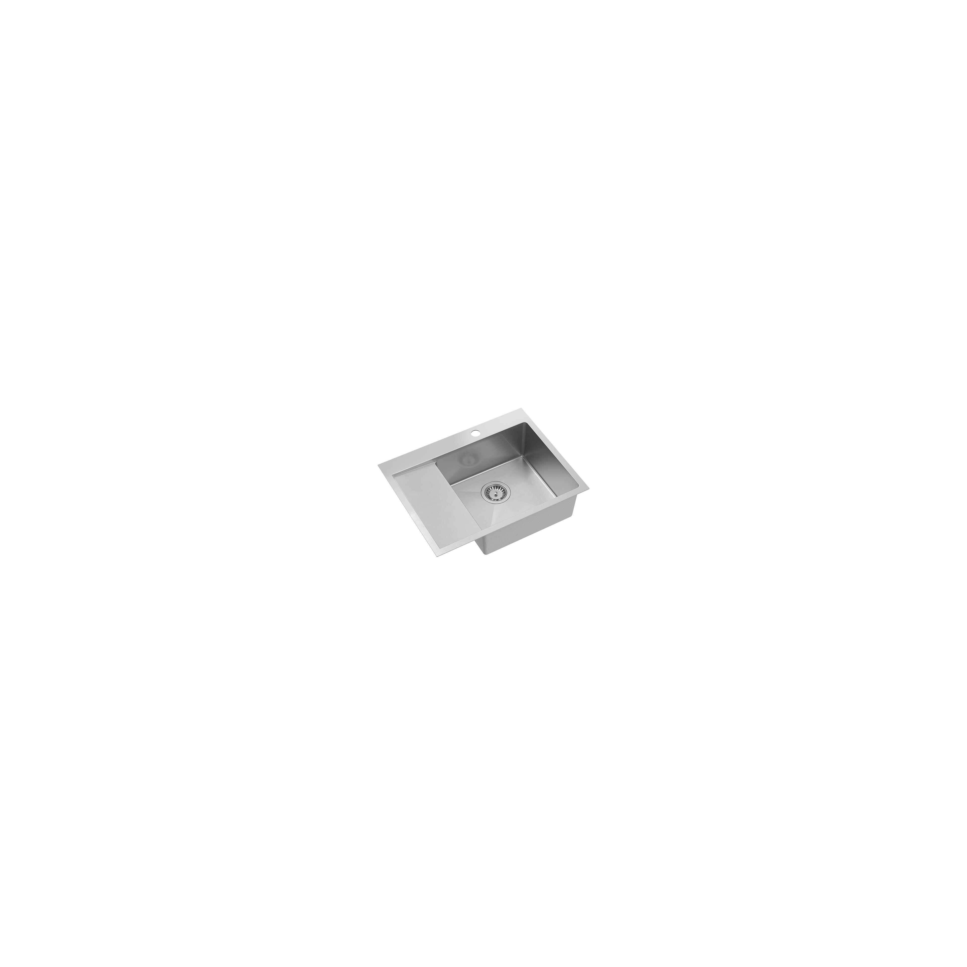 Edelstahlspüle RUSSEL 116 BRUSH NICKEL