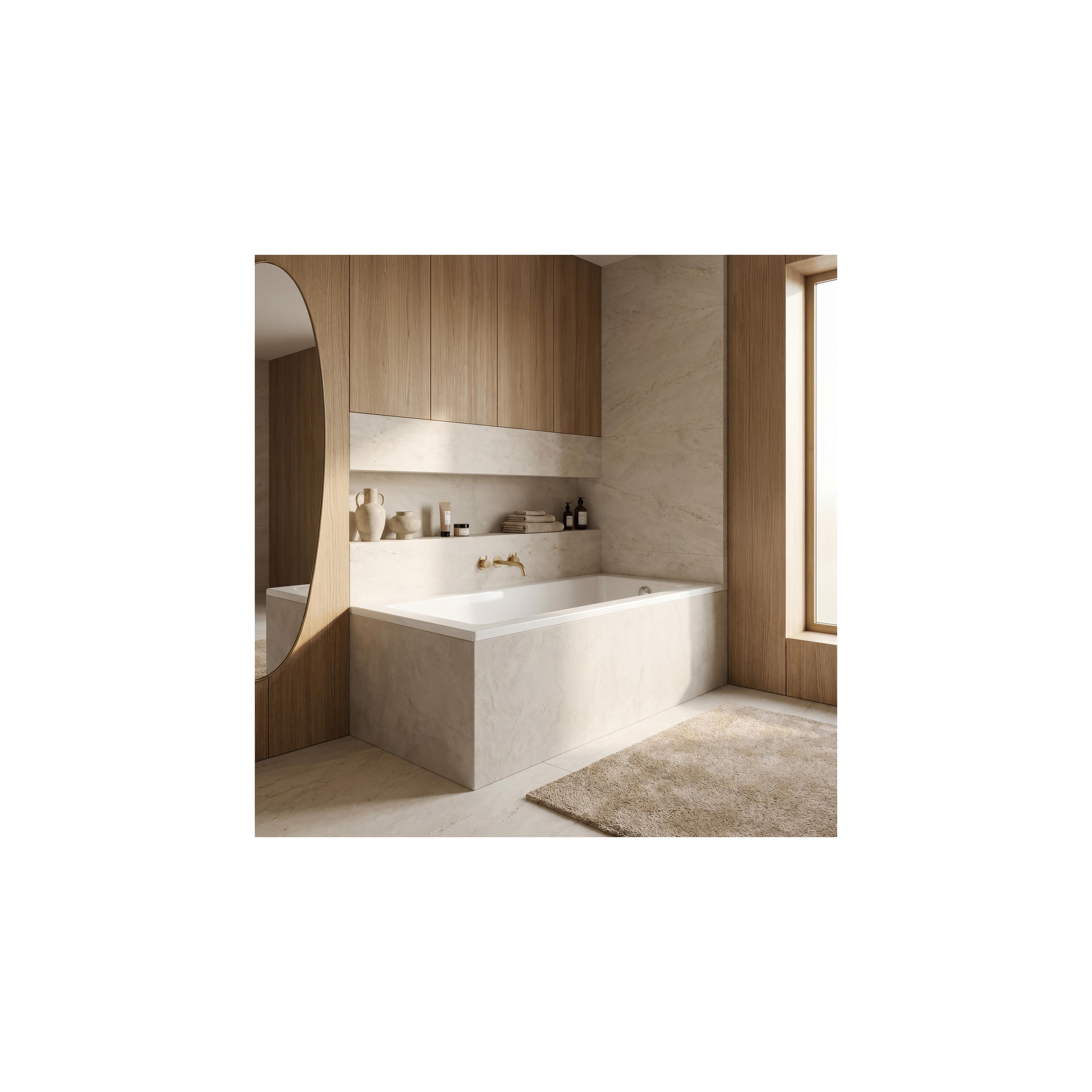 Acryl-Einbaubadewanne Rea Prima 140