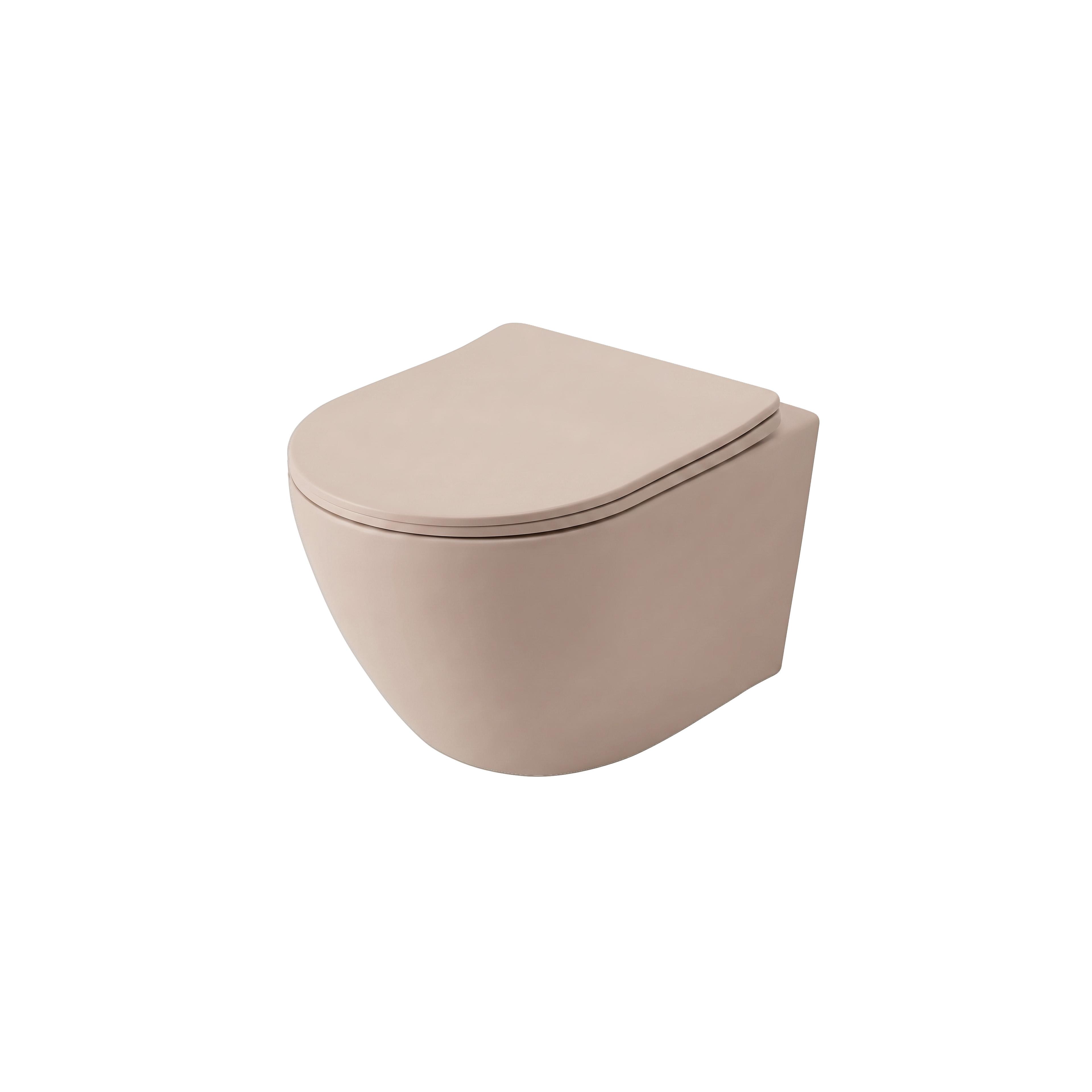 Wandhängendes WC REA Carlo Mini Tornado Mocca Matt