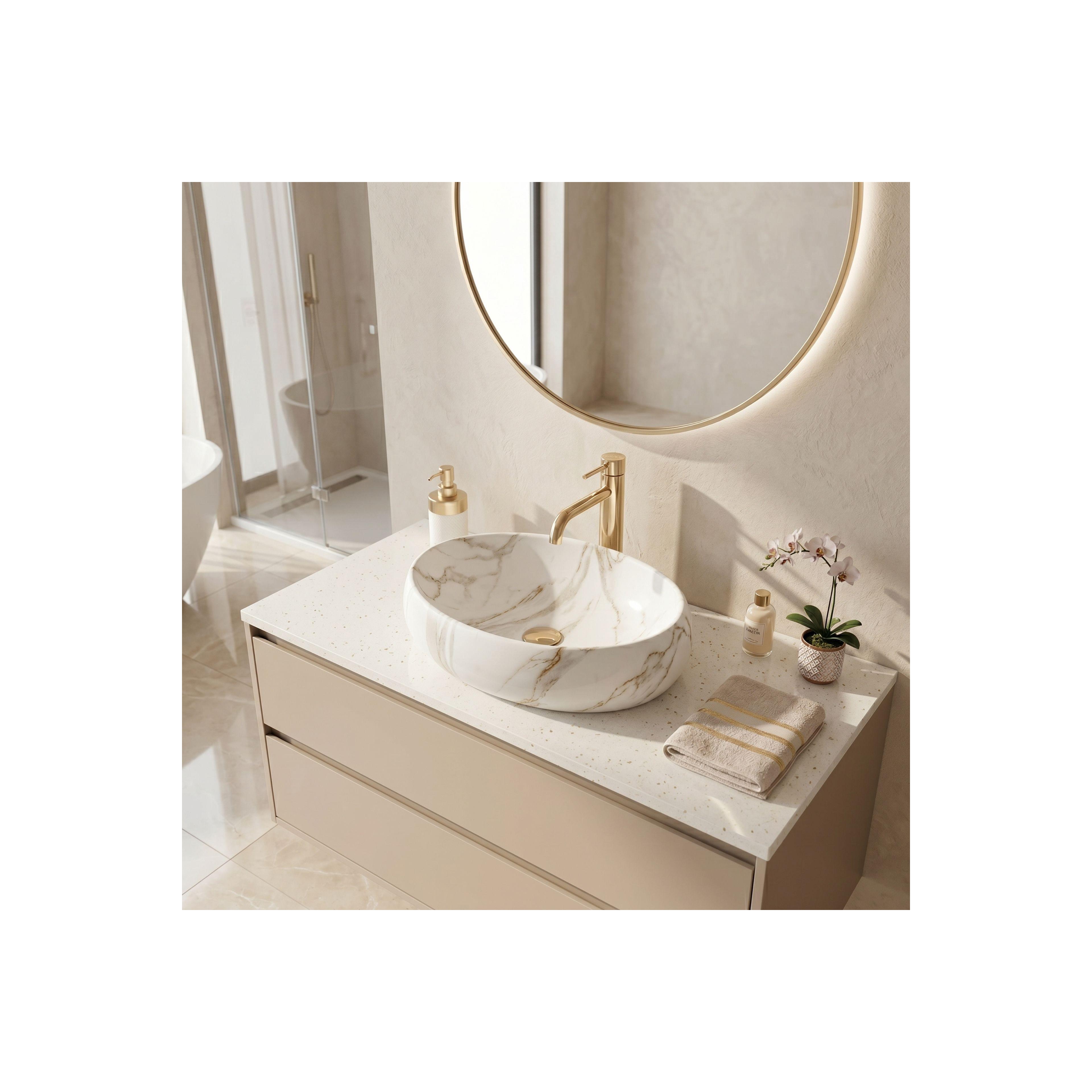 Countertop washbasin Rea Linda Lava Mat