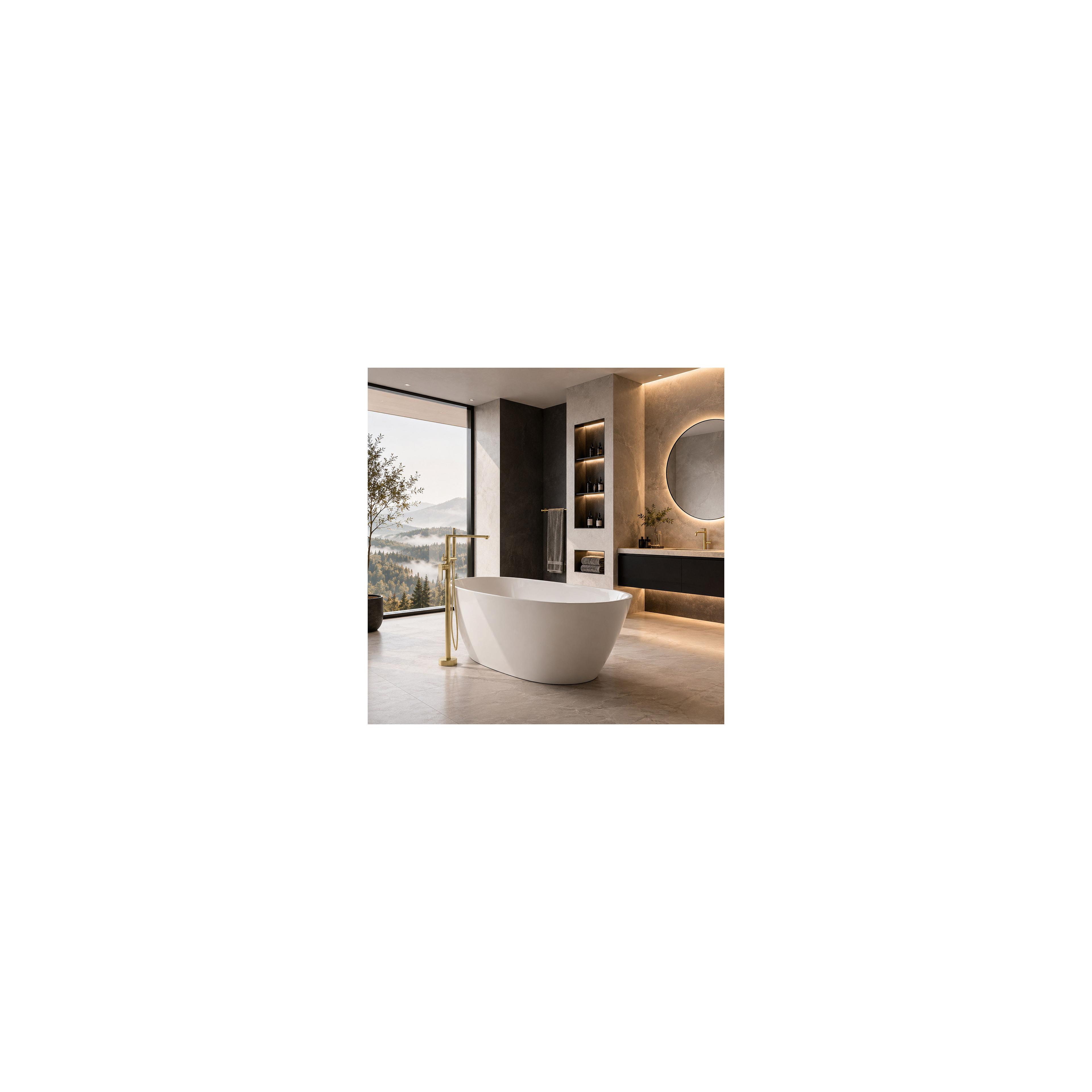 Free-standing faucet Rea Logan Brush Gold