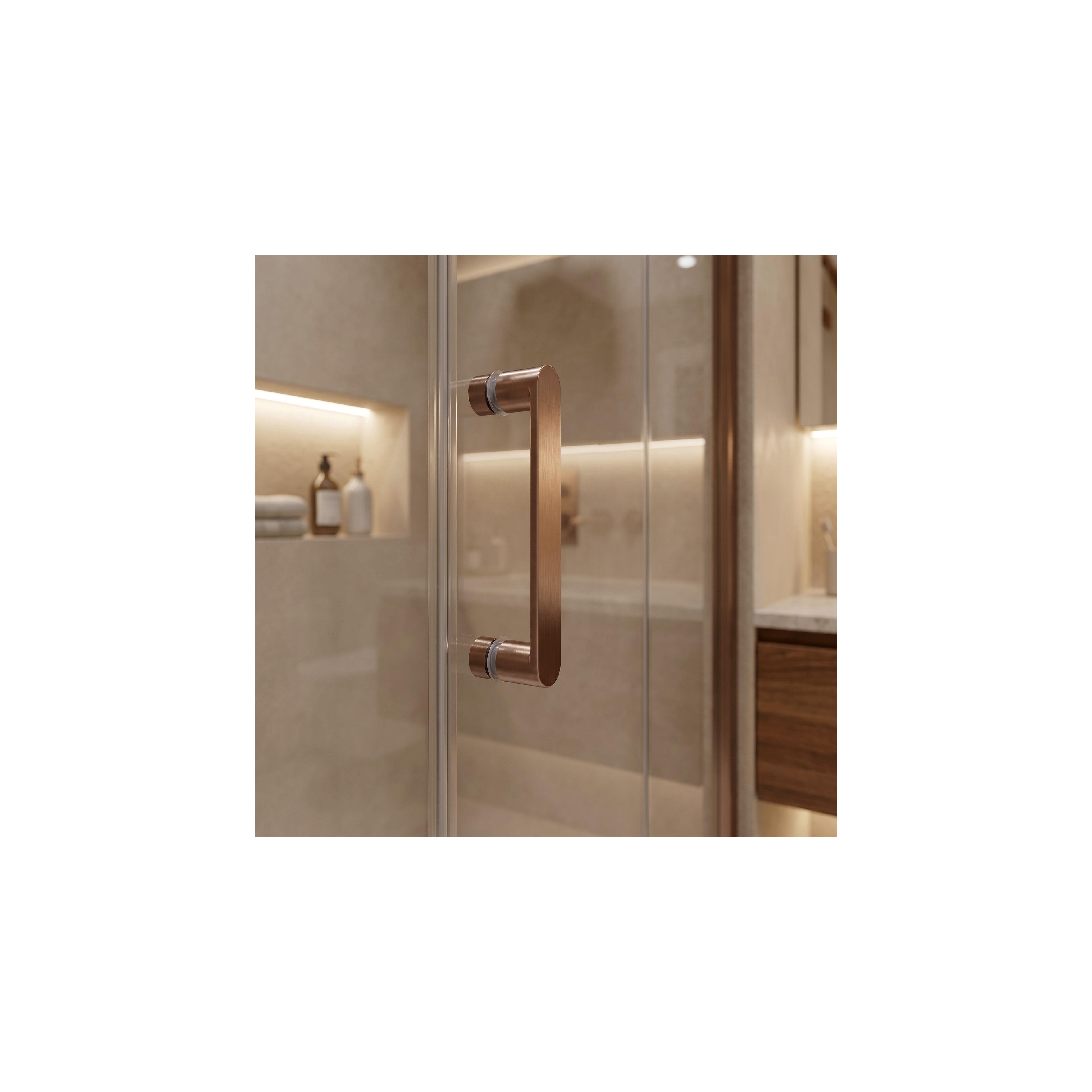 Duschkabine Rea Bruno 90x90 Brush Copper