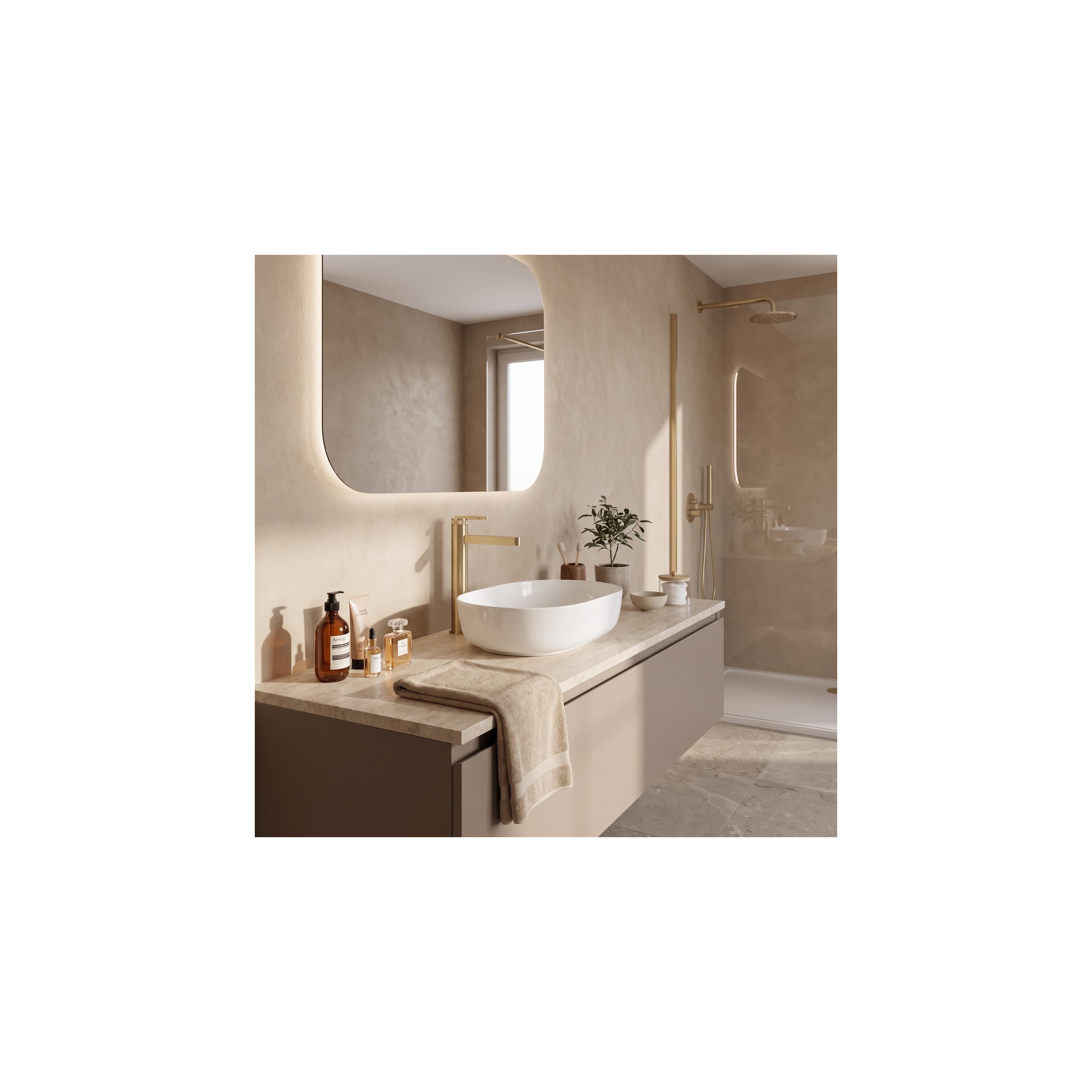 Bathroom faucet Rea Grace Brush Gold High