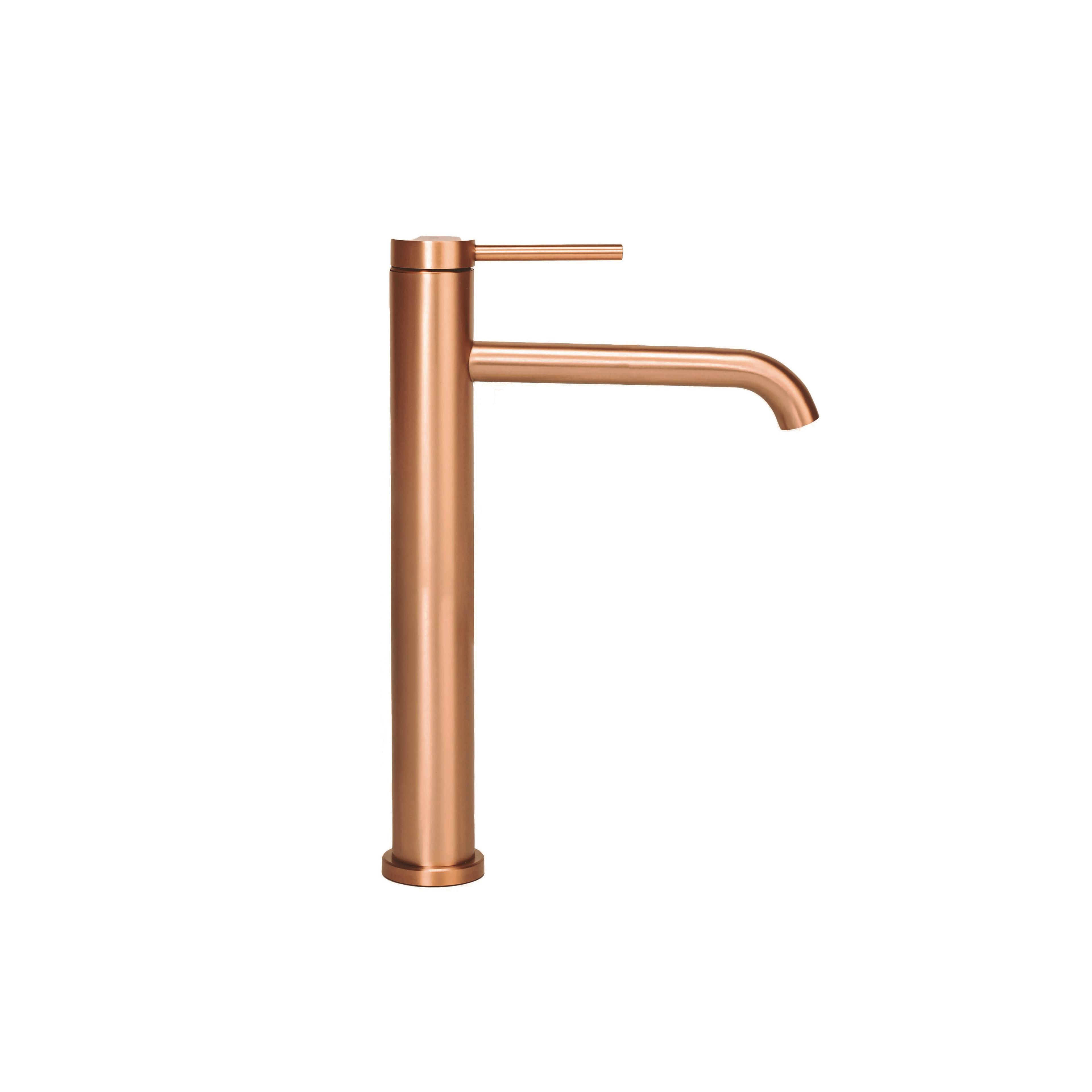 Slavina za umivaonik CLIF Brush Copper HIGH