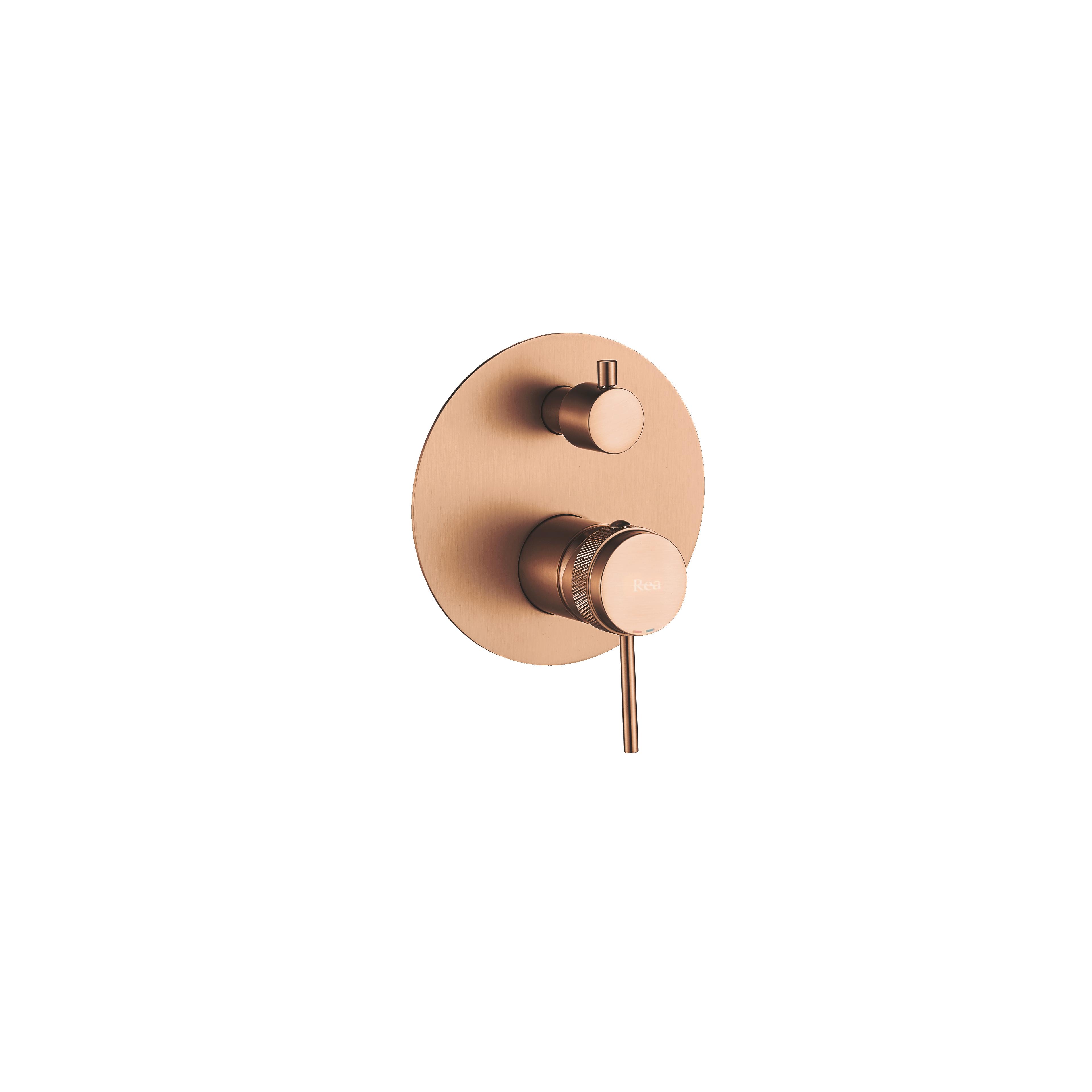 Unterputz Duschset Rea Lungo Grip Brush Copper + BOX
