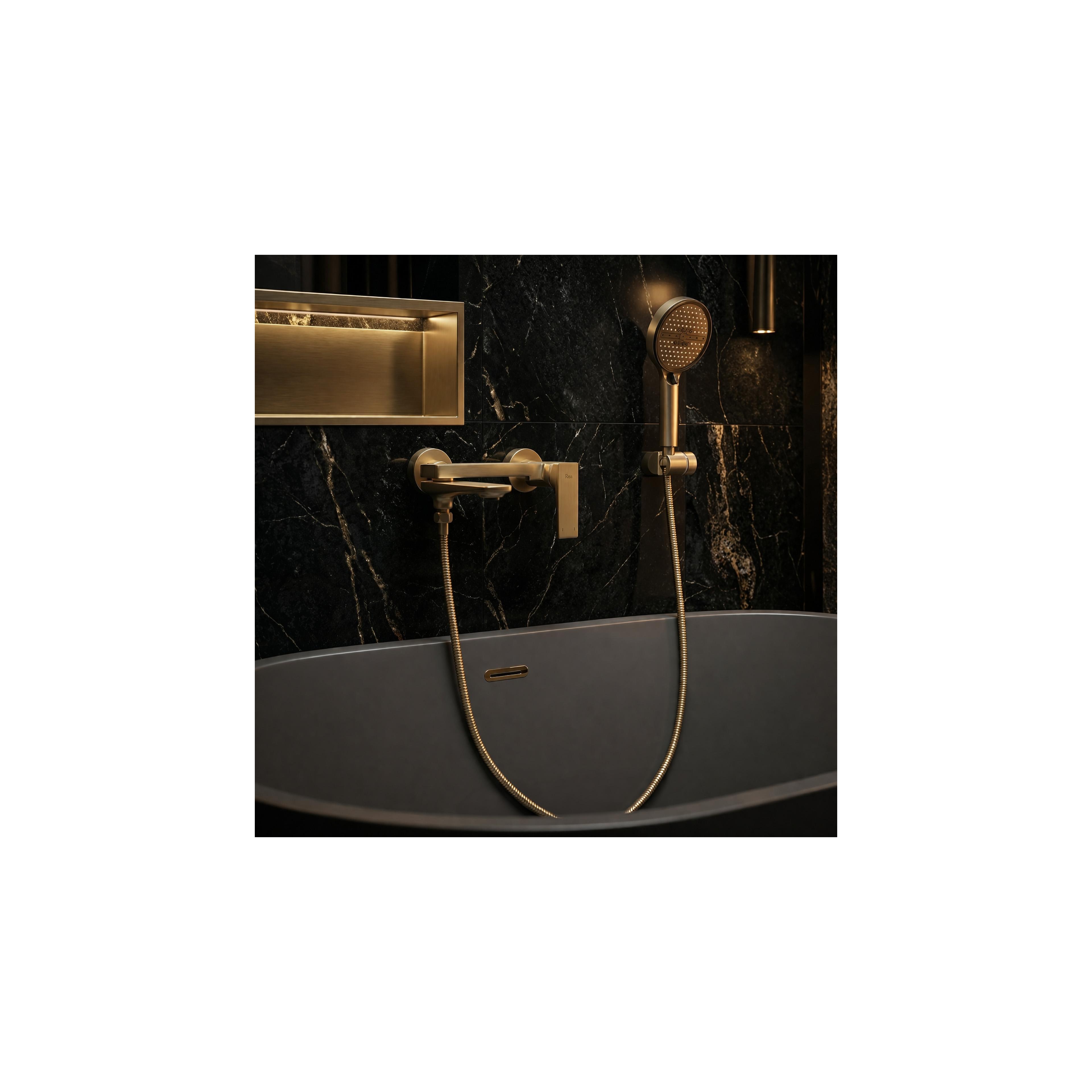 PREMIUM Rea Prime Gold Brush slavina za kadu