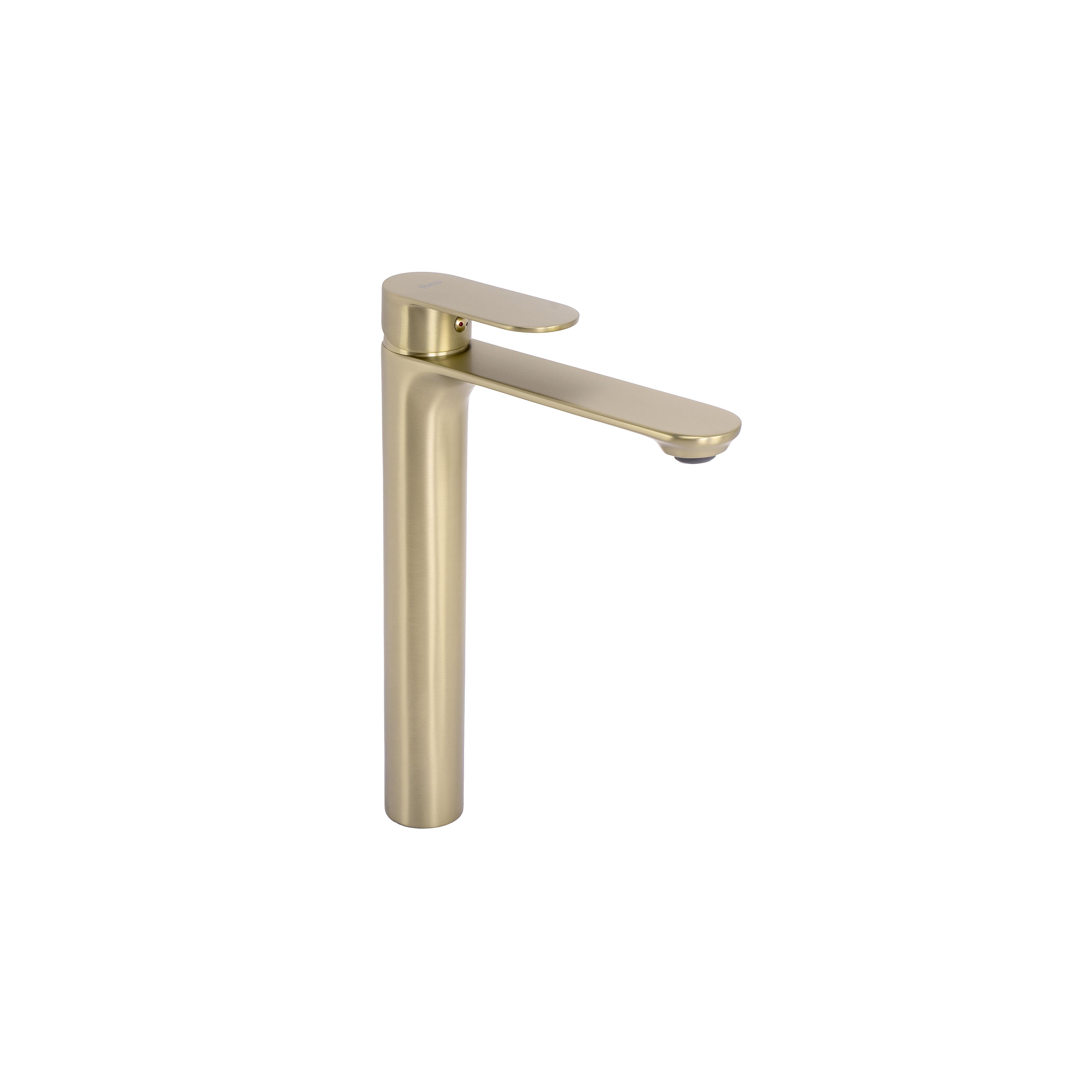 Waschbeckenarmatur Rea Drop Brush Gold High