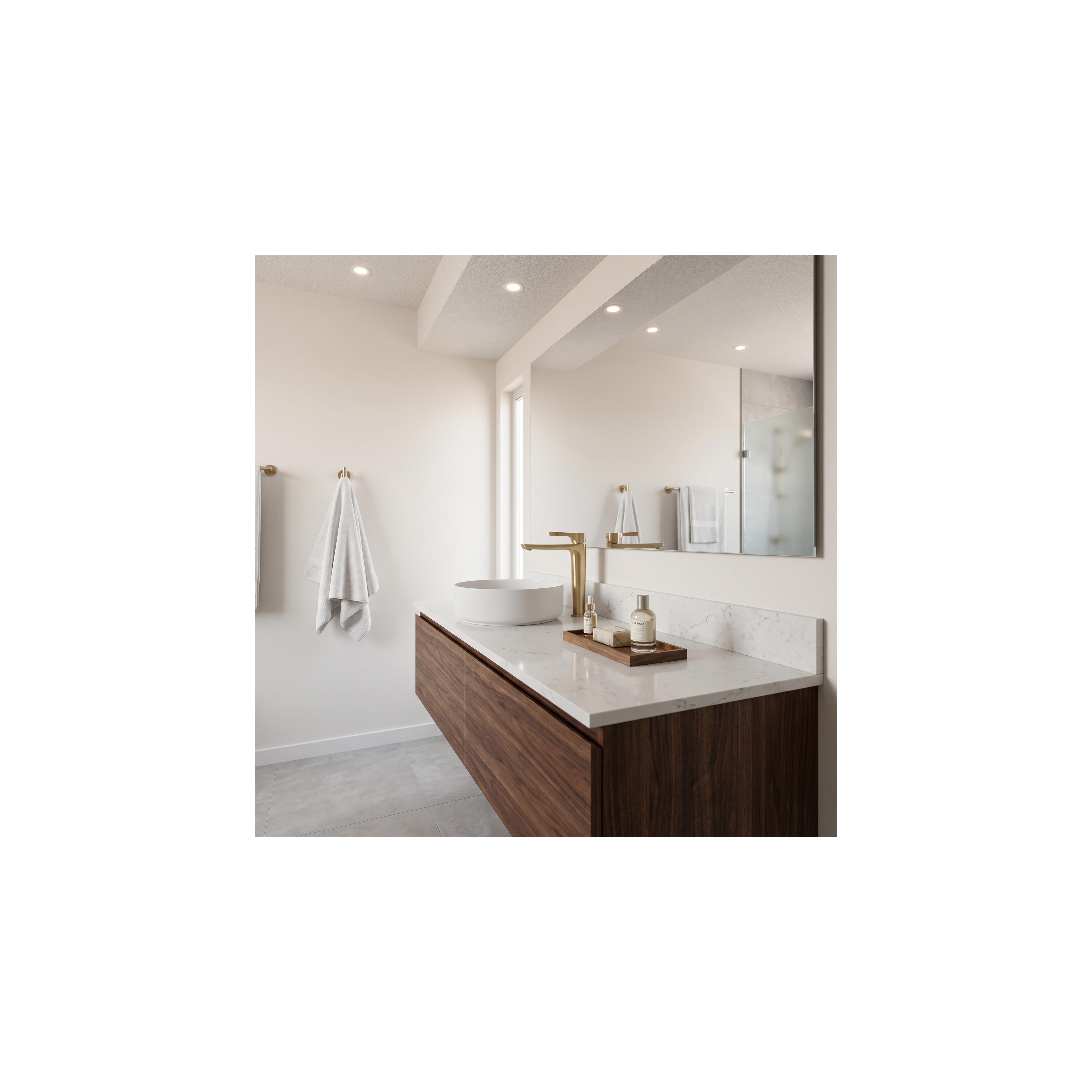 Waschbeckenarmatur PREMIUM Rea Maxim Brush Gold High