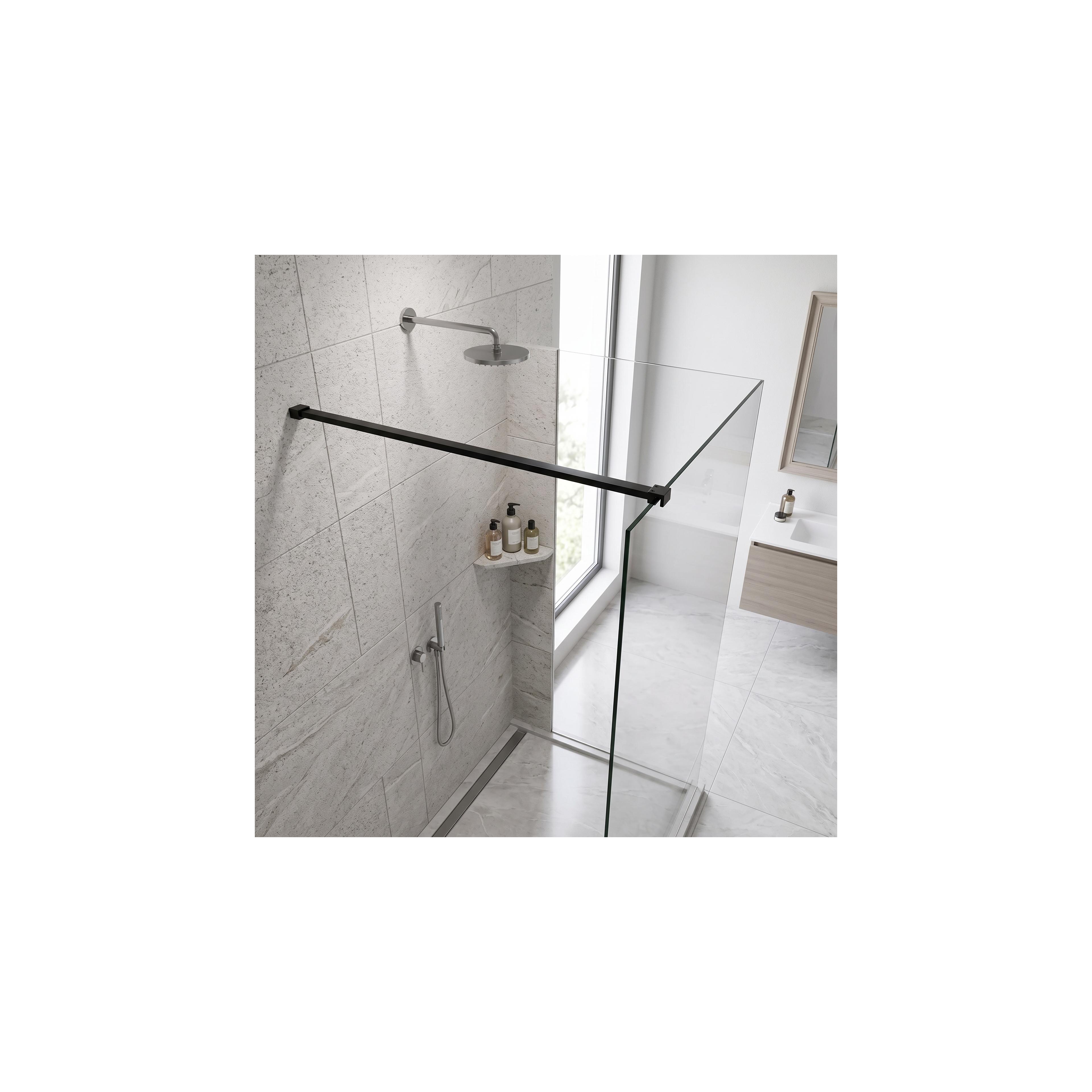 Stabilisierungsstange für Duschwand 150 cm Rea Black