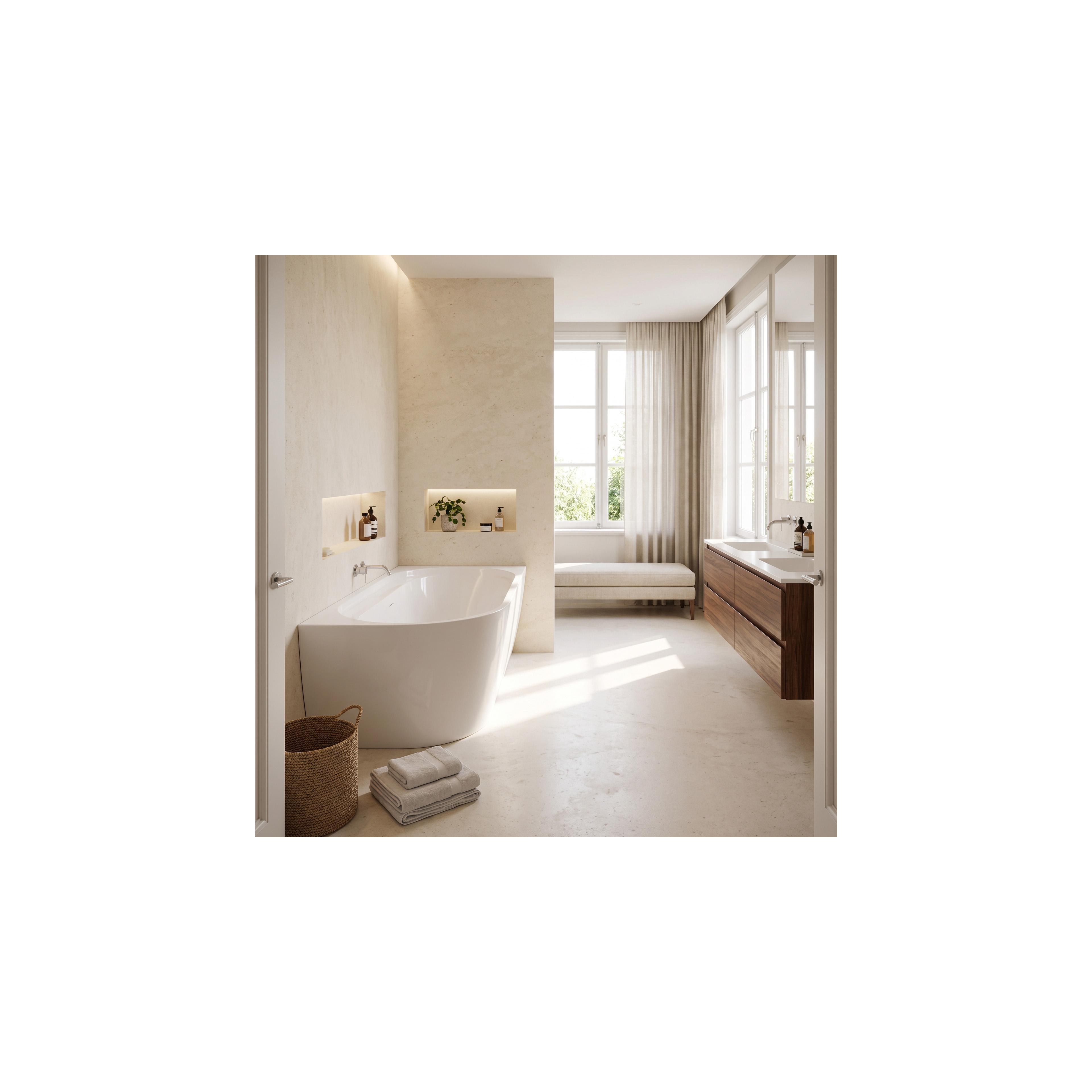 Acryl Eckbadewanne Rea Marion Right 170cm