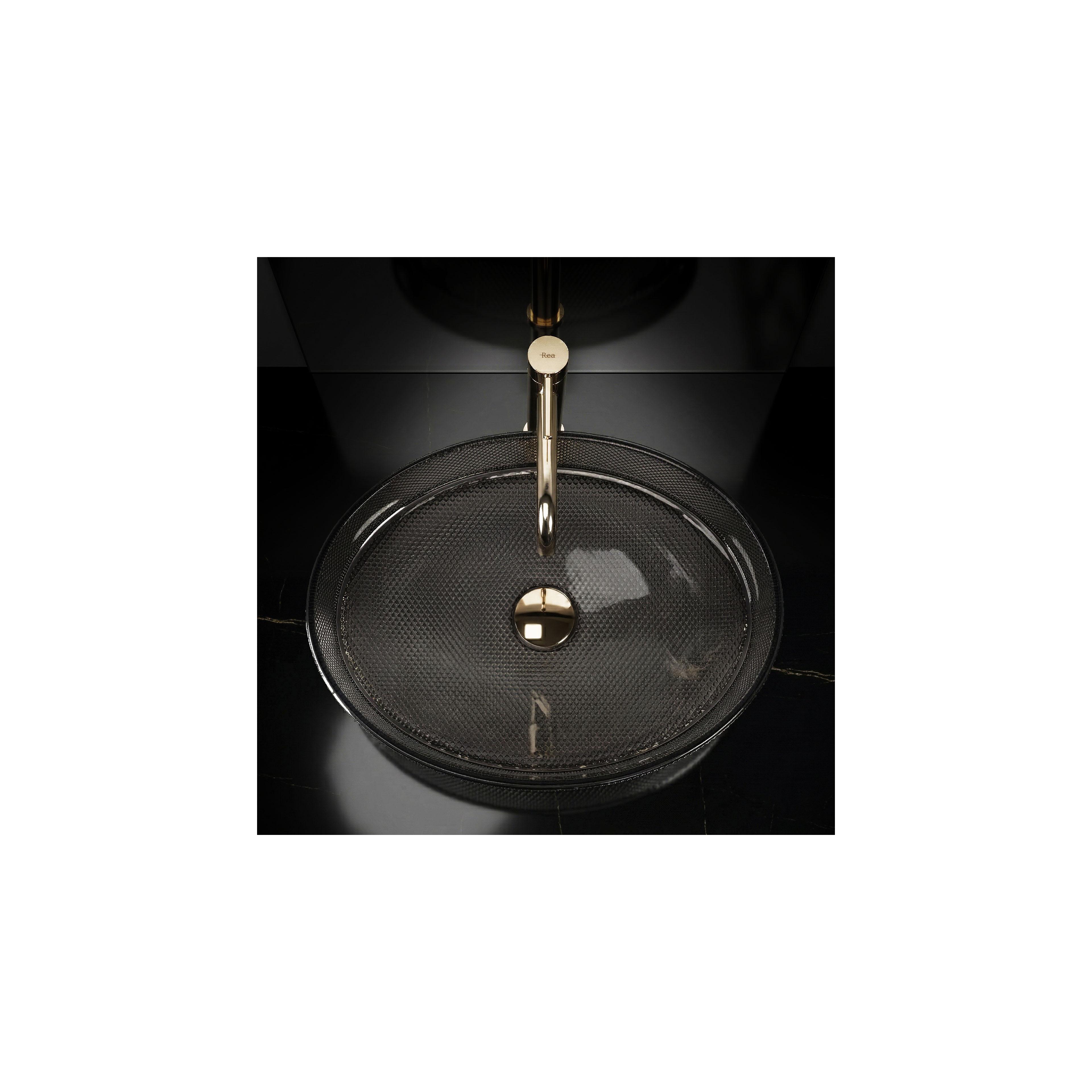 Countertop washbasin REA Mirella Black