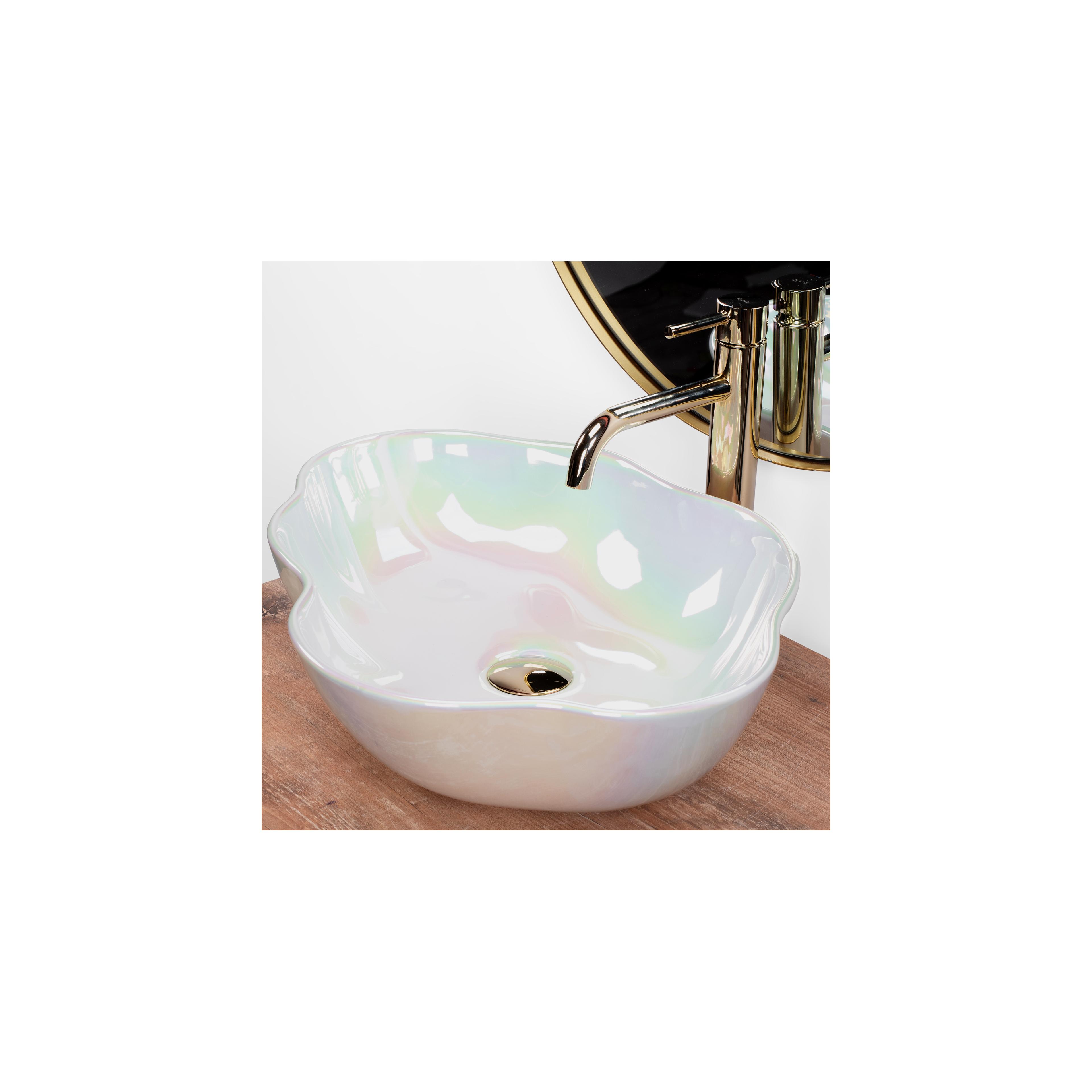 Countertop washbasin Rea Akoya Pearl