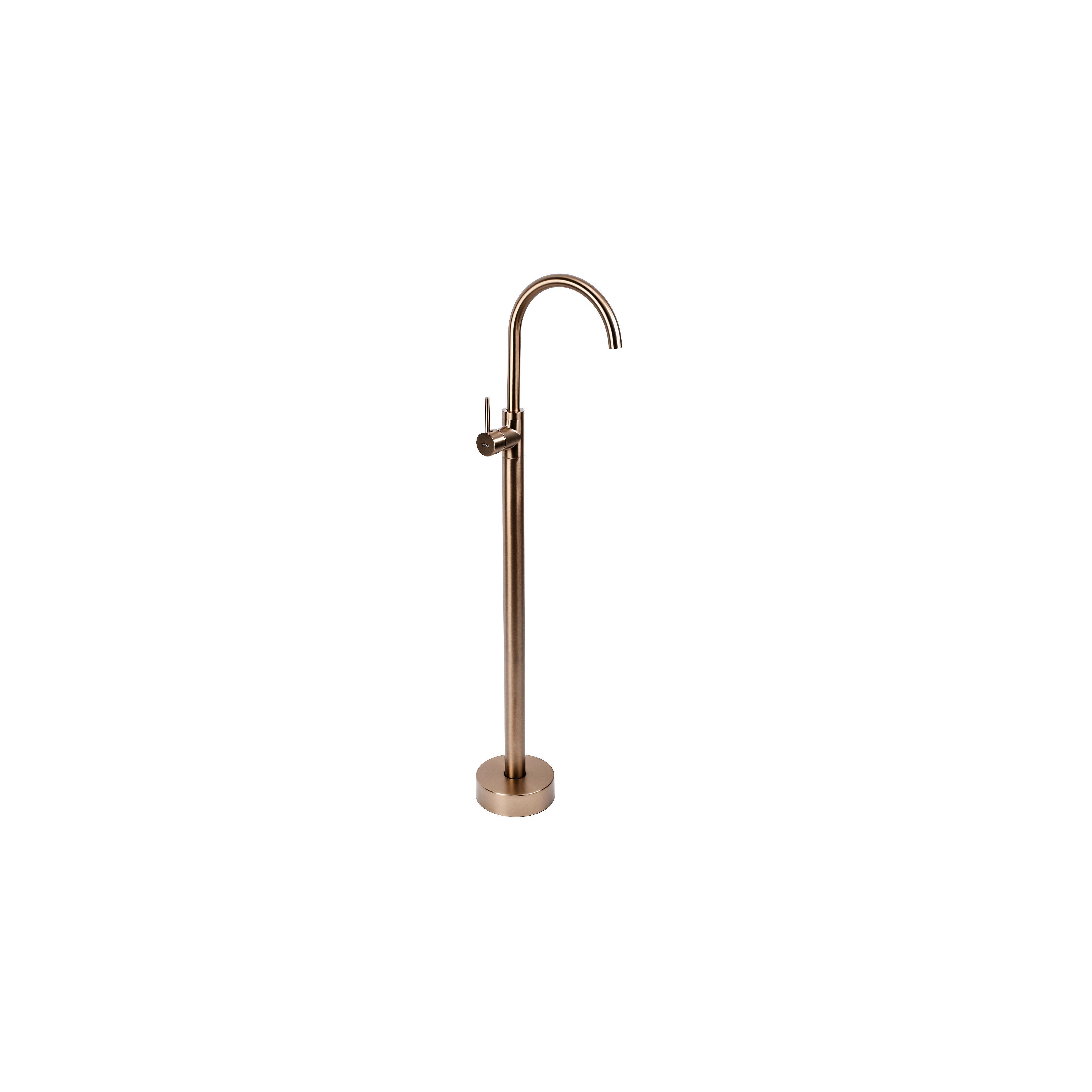 Basin mixer Rea Lungo Brush Copper