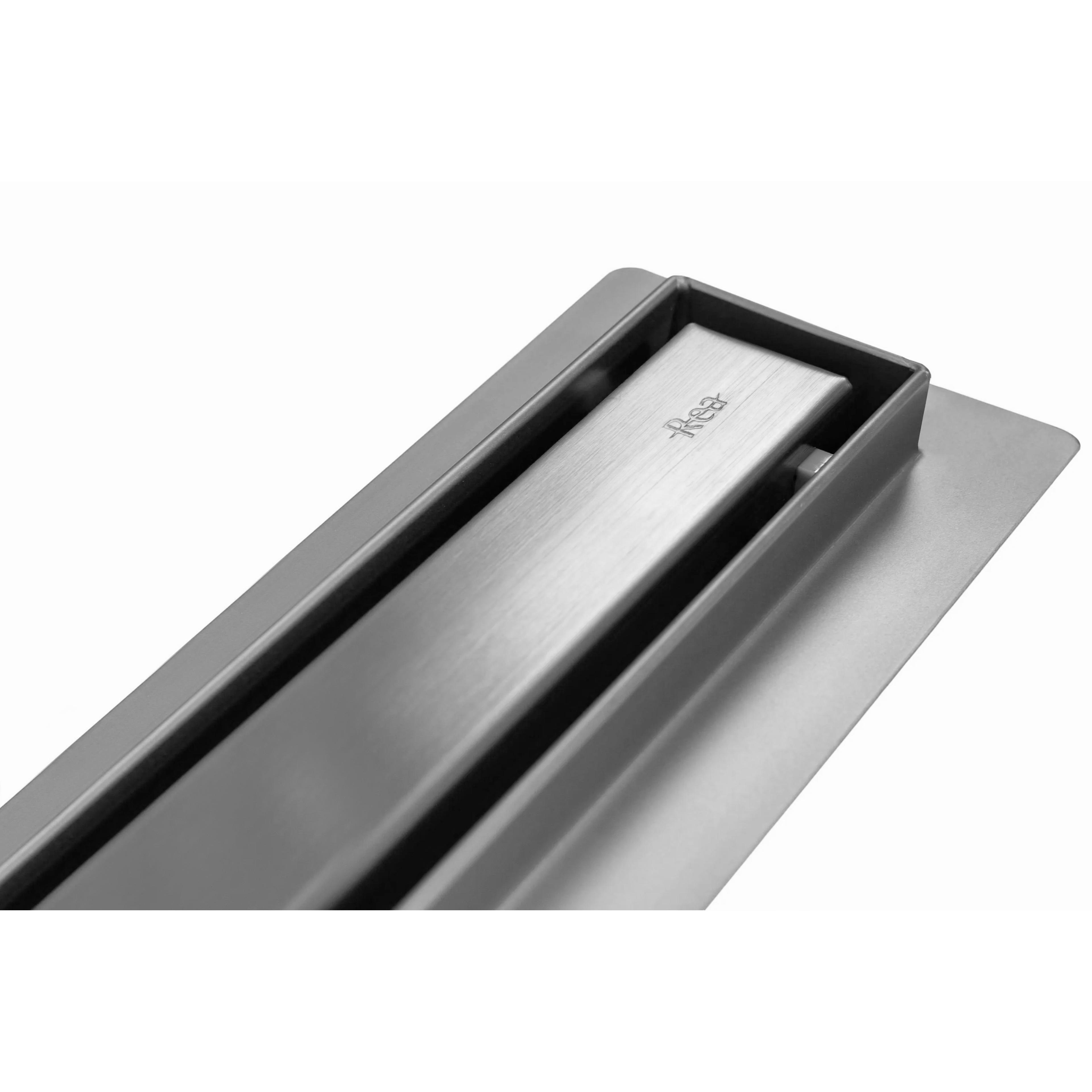 Lineaire afvoer Rea Neo Slim PRO Brush Steel 70