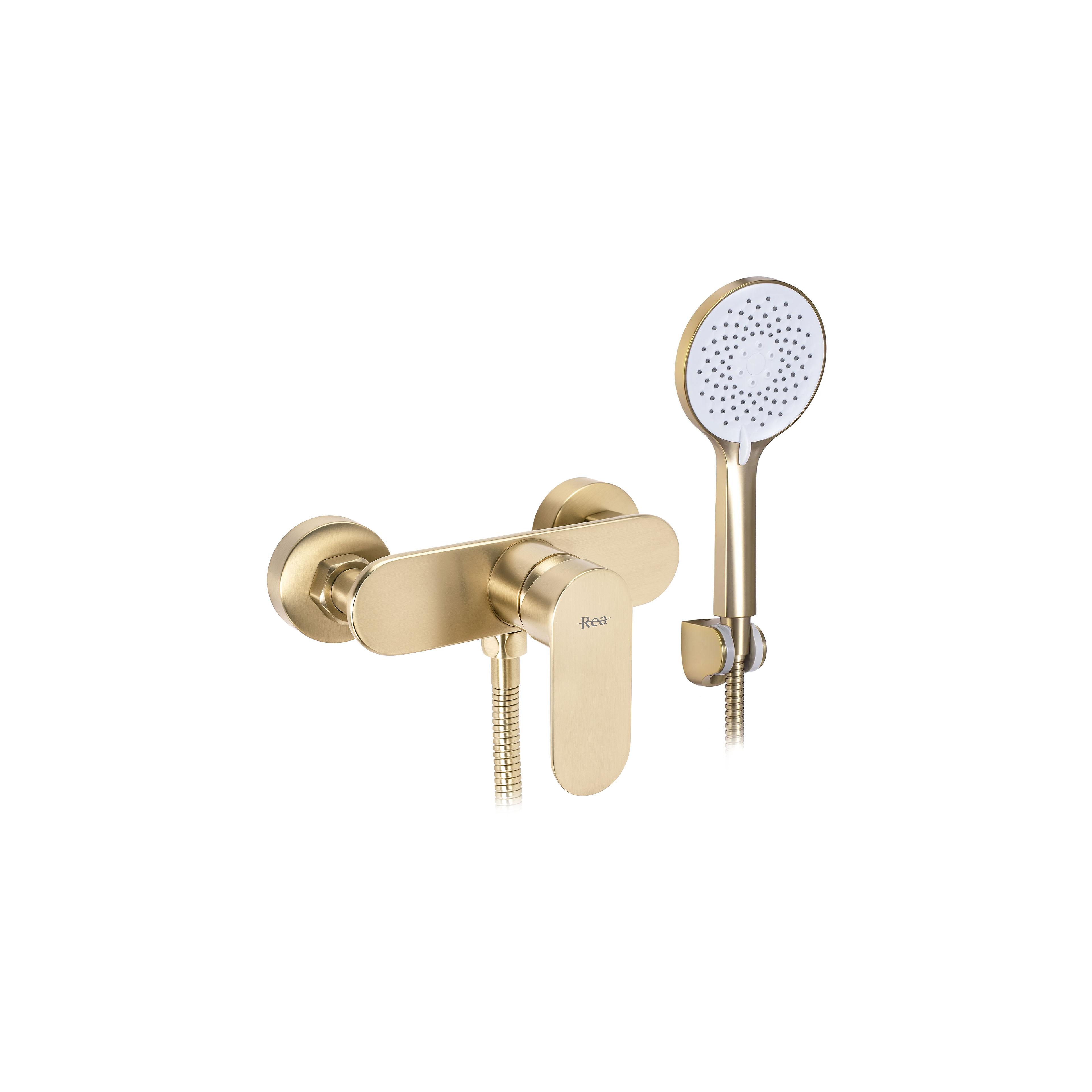 Duscharmatur REA DROP Brush Gold