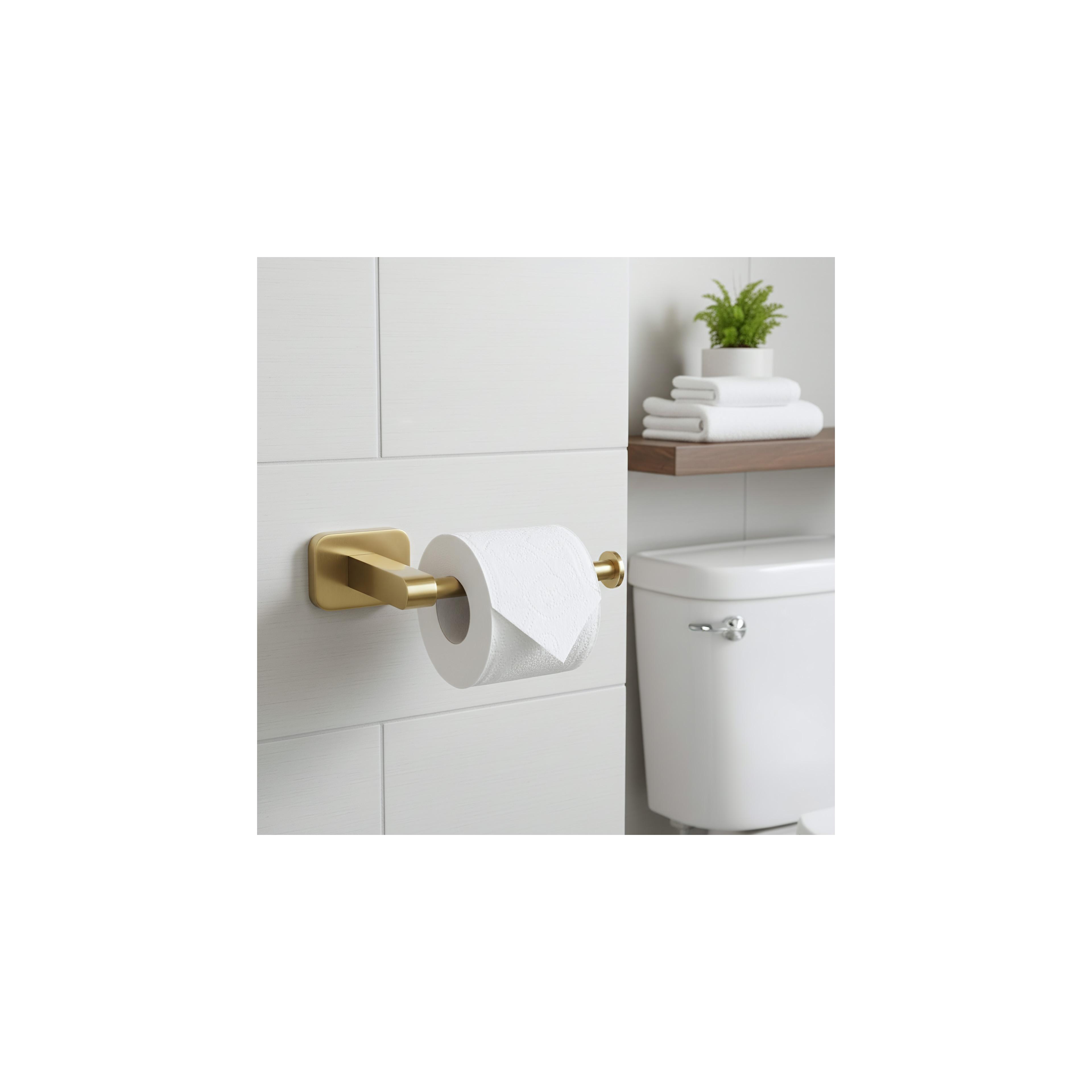 Halter für Toilettenpapier 5909 Nico Brush Gold