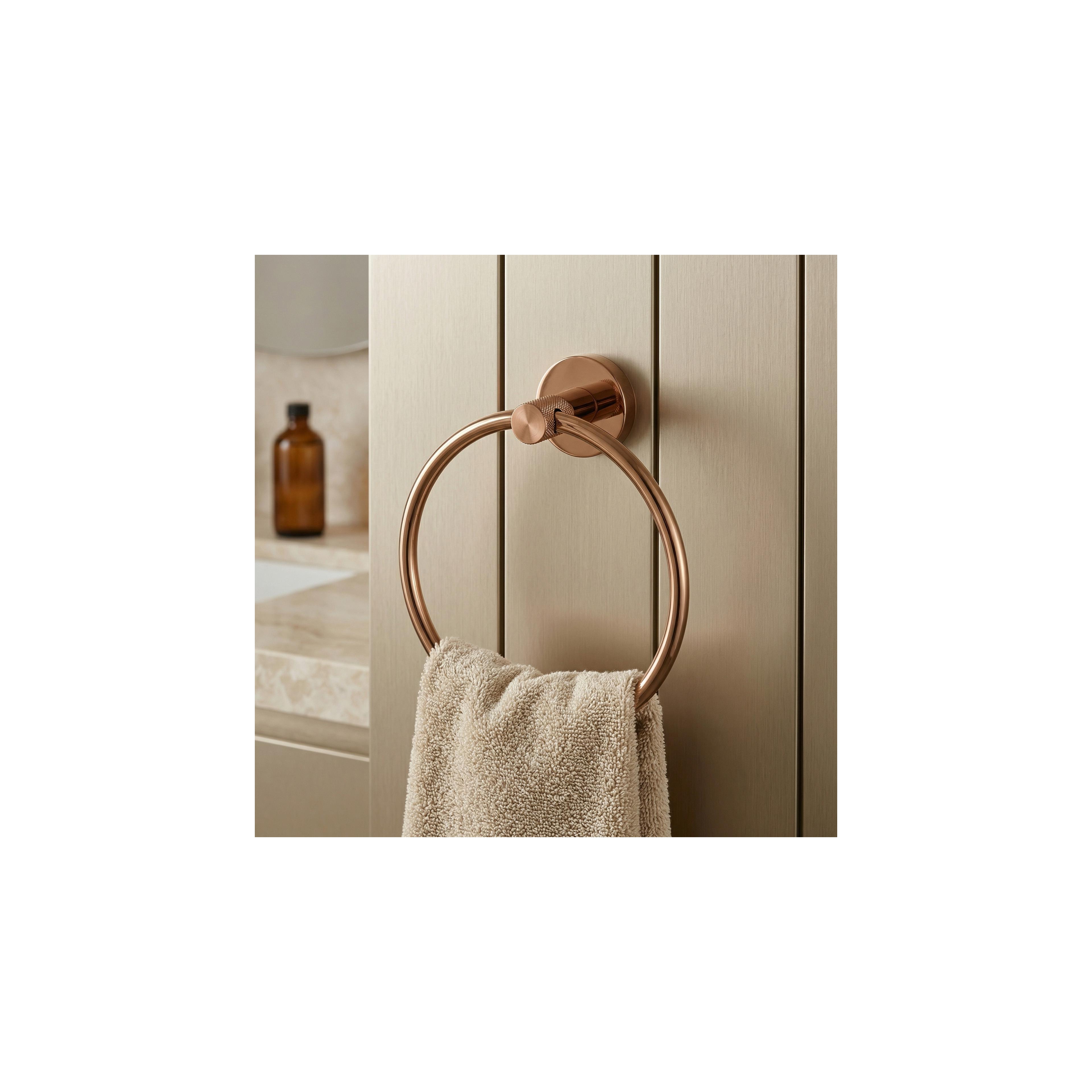 Handtuchhalter Ring 6610 Modern Copper