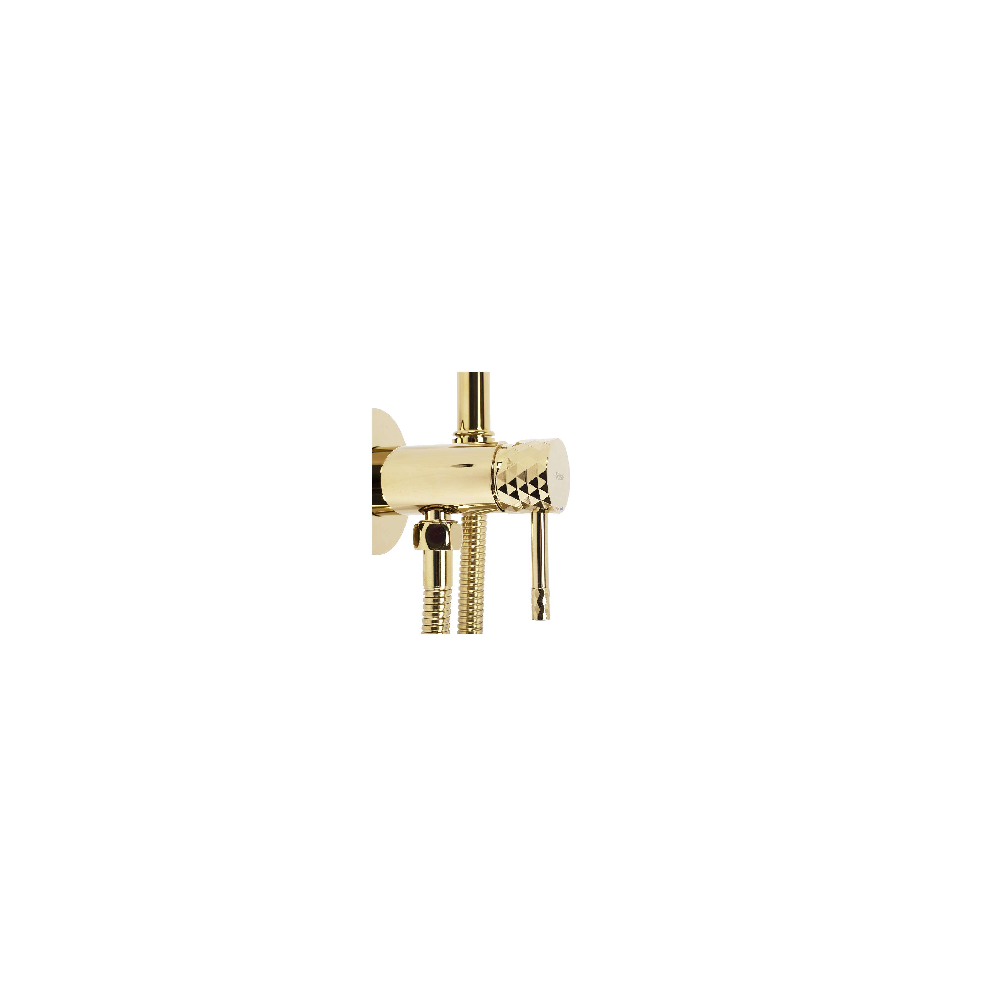 Bidetarmatur  Lungo Loop Diamond Gold