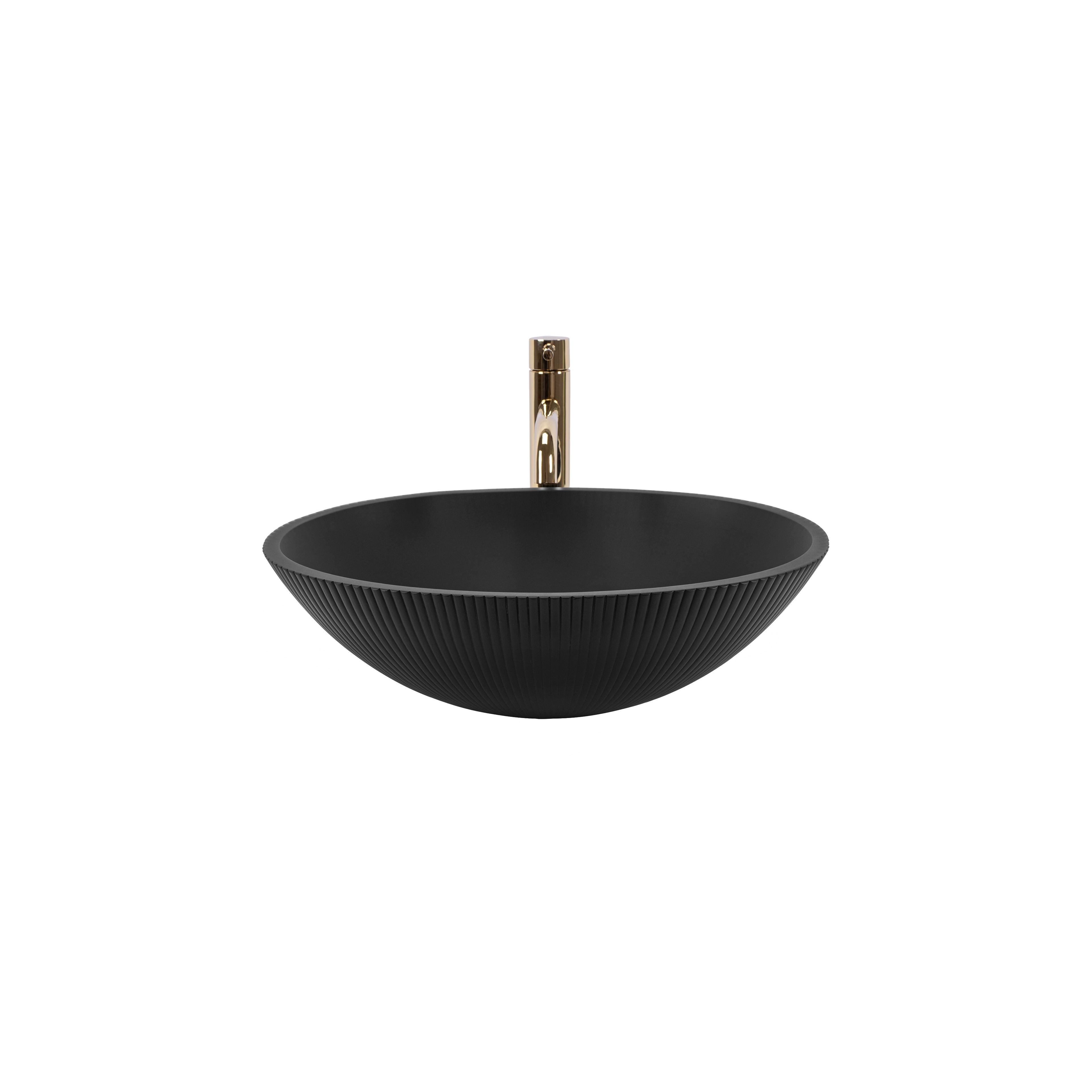 Lavabo sobre encimera REA DELLA Black Matt
