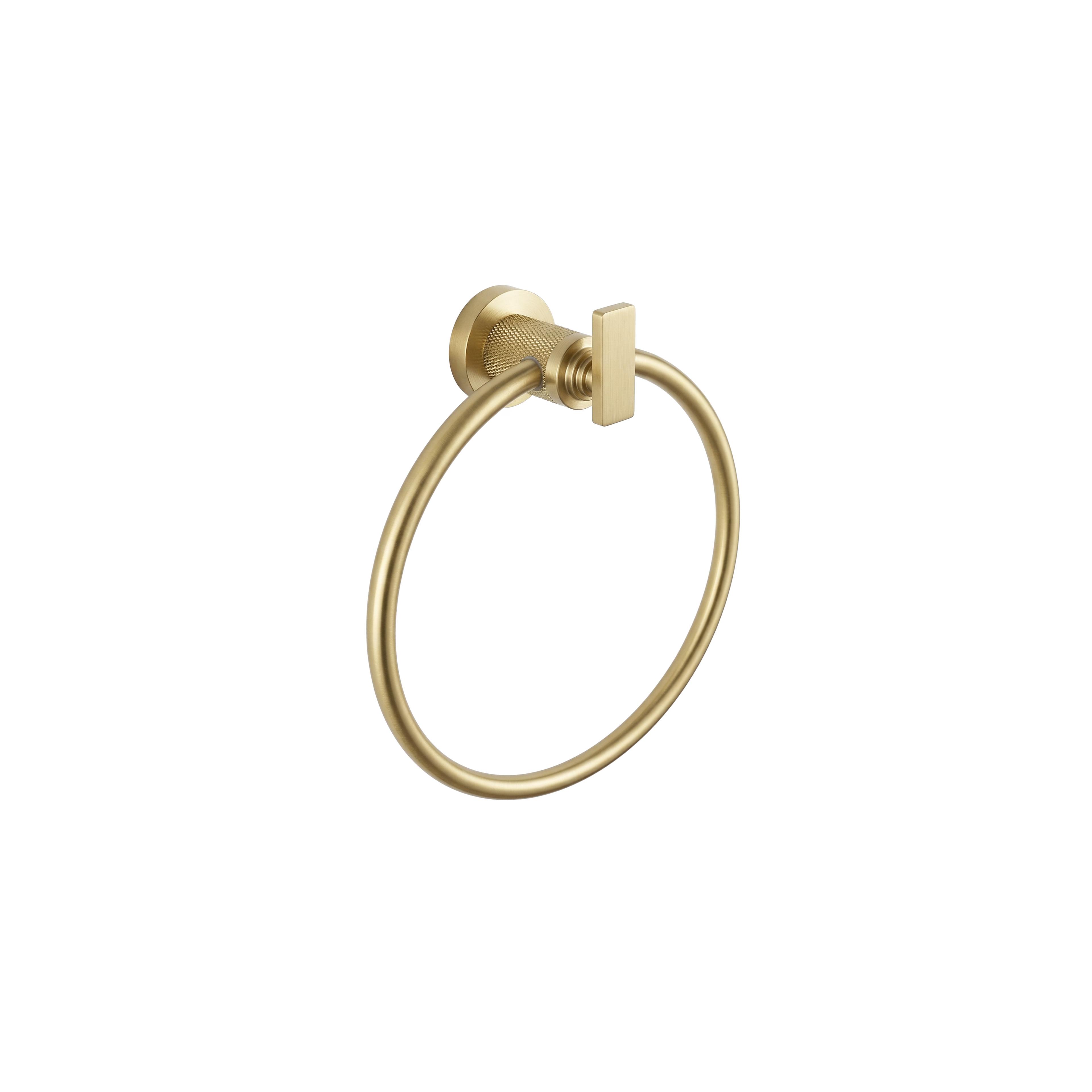 Bathroom hanger Ring 81307 Virro Brush Gold