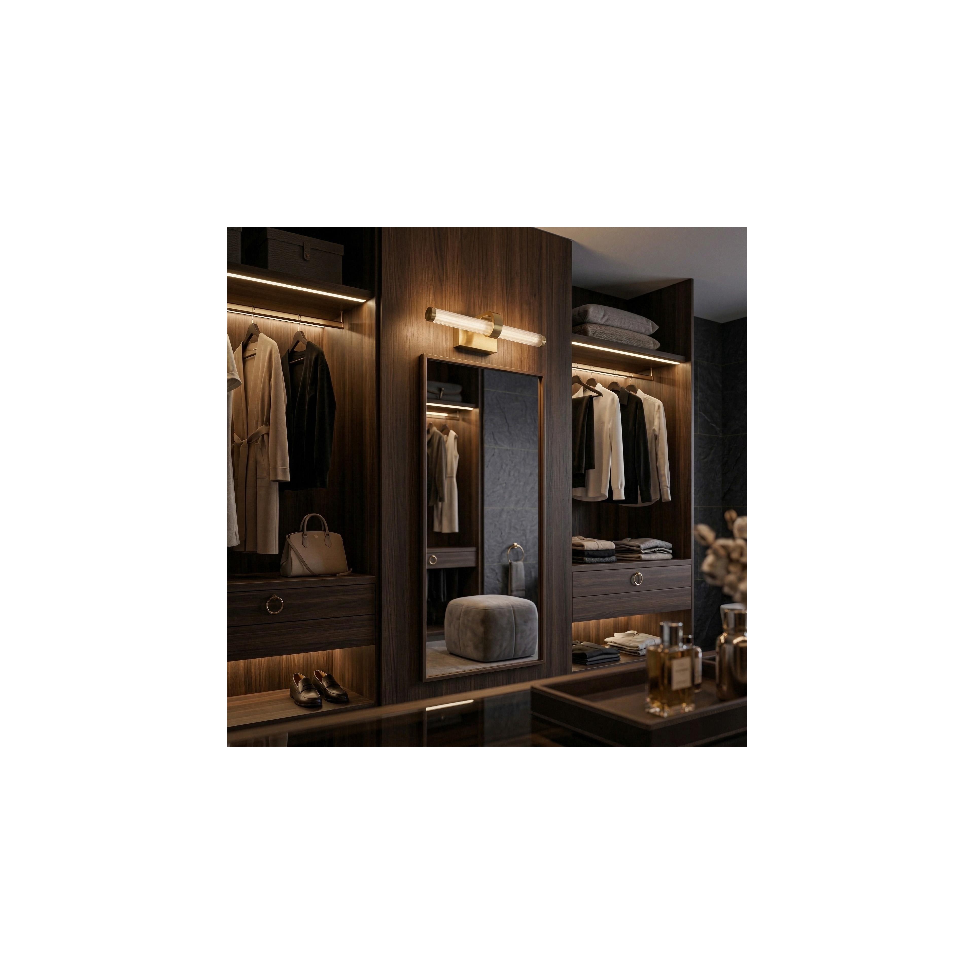 Bad LED-Wandleuchte APP1883-1W 40cm GOLD