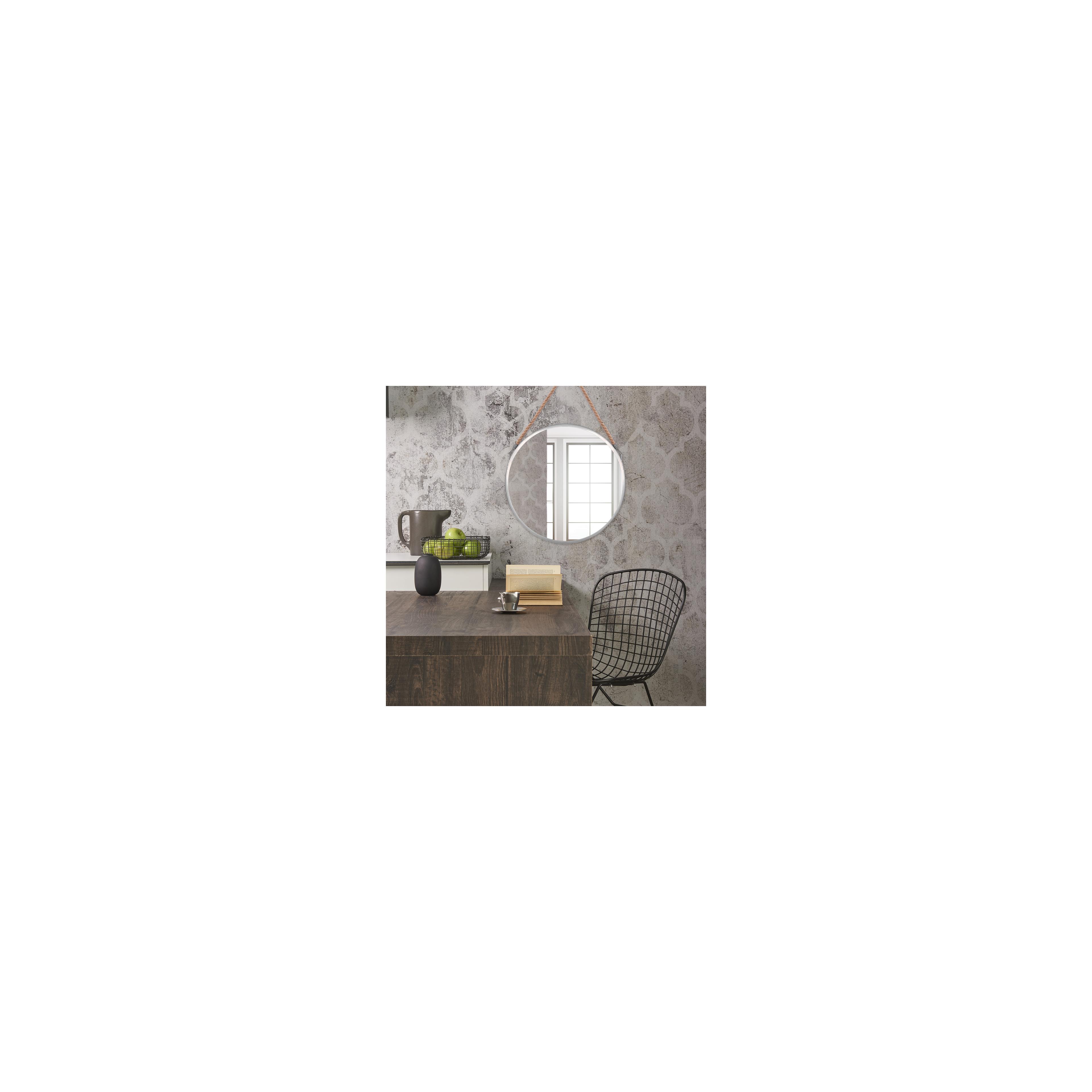 Spiegel mit Seil 40CM silver KLMH-0410S-1