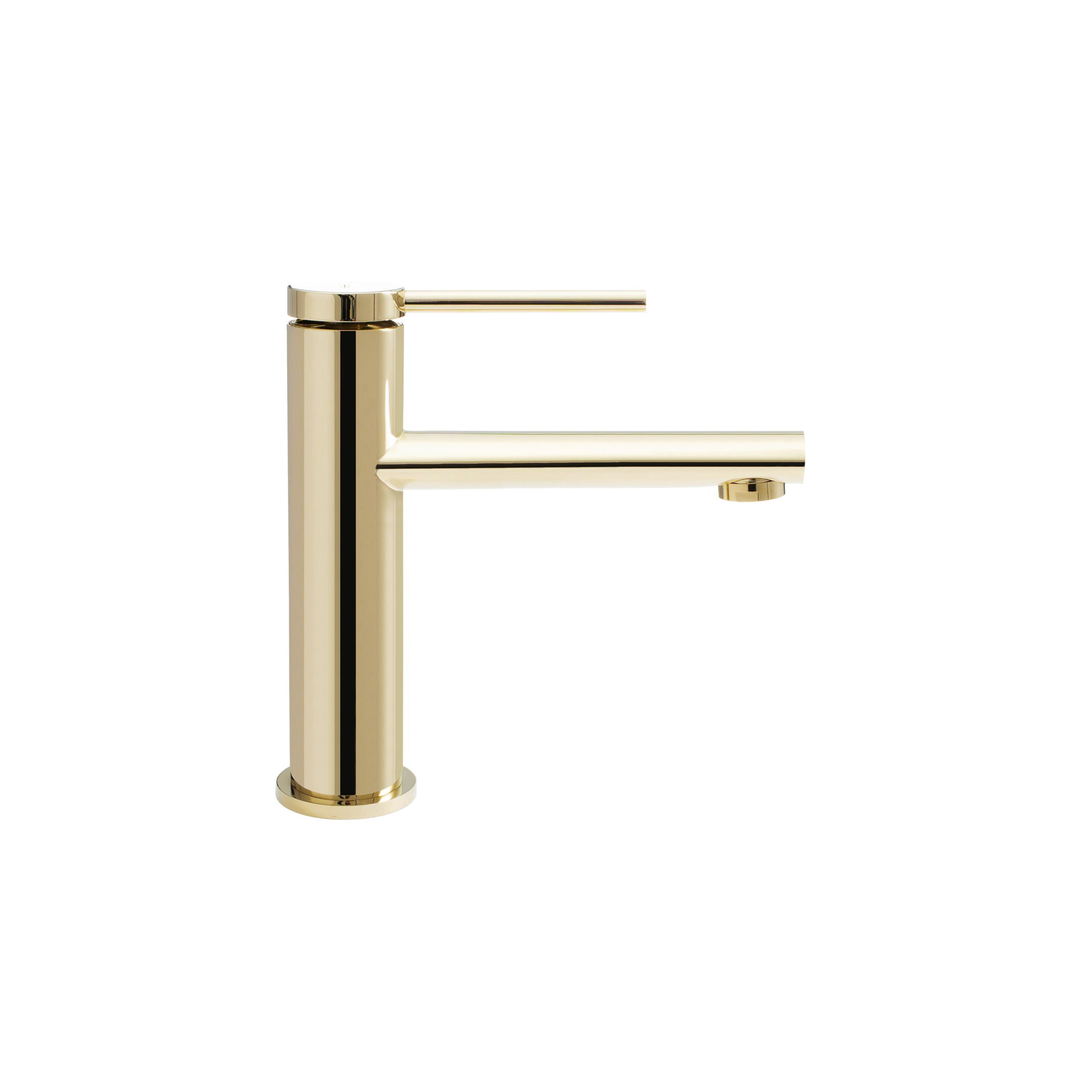 Waschbeckenarmatur REA OVAL GOLD low