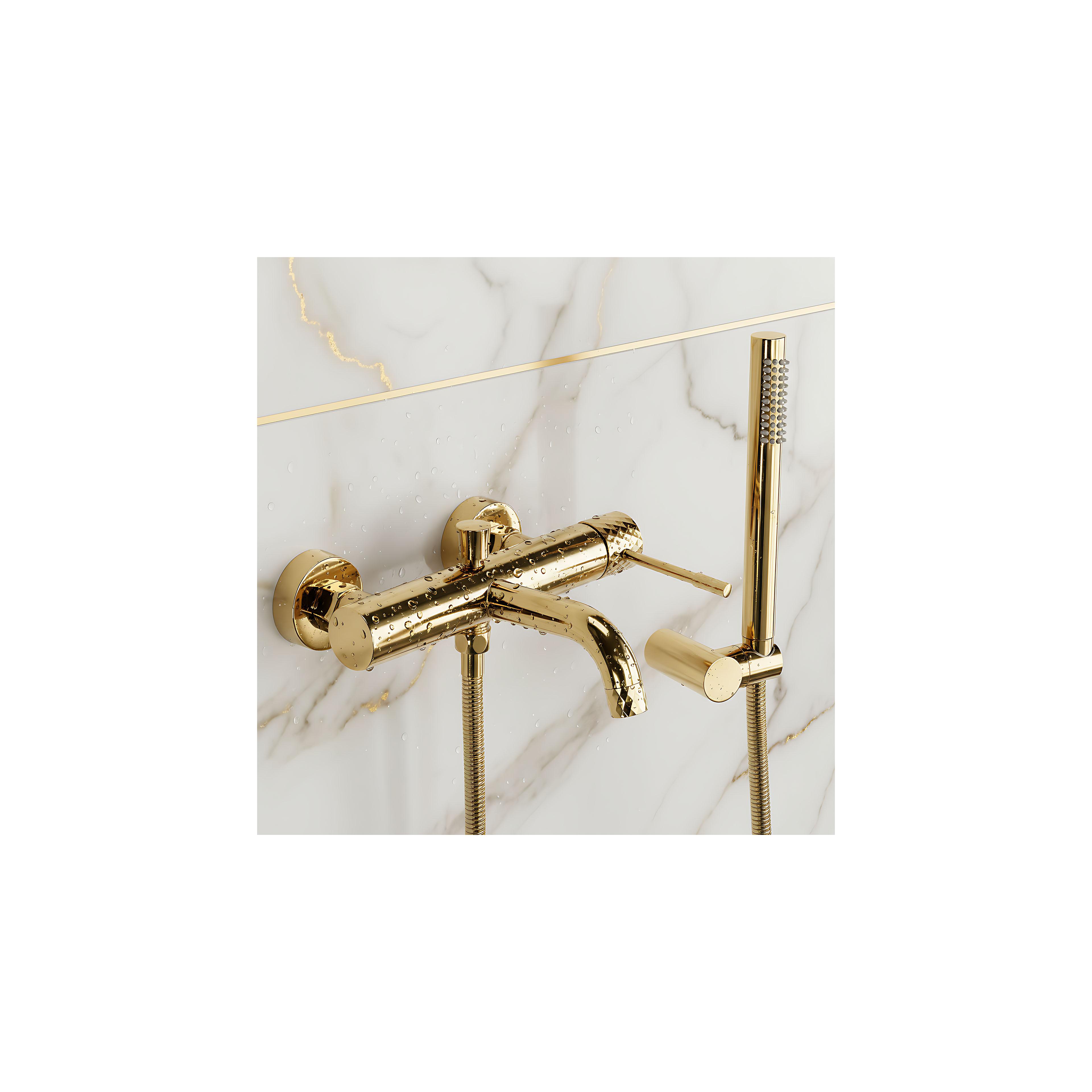 Bathroom faucet Rea Lungo Diamond Gold
