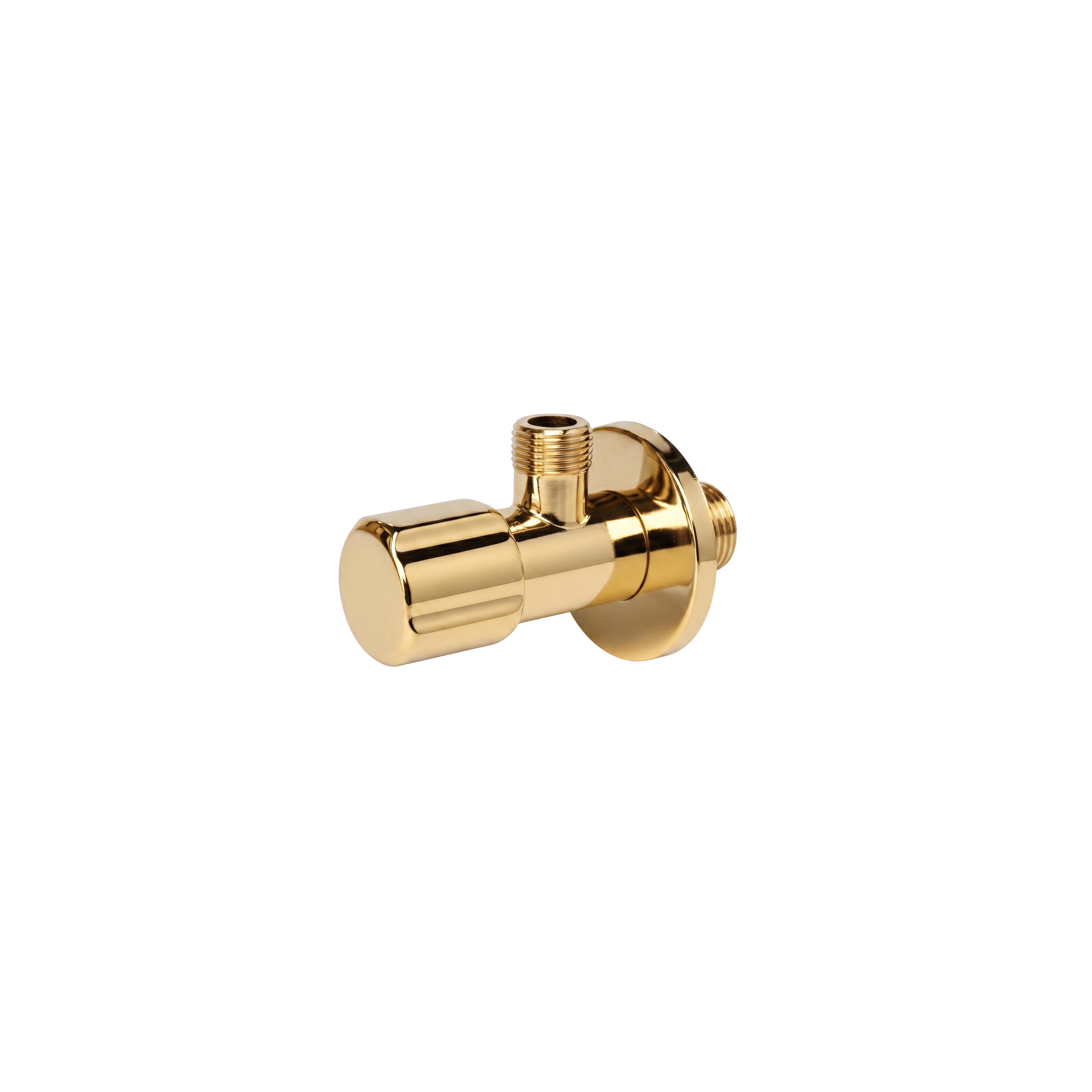 Kotnični ventil 02 1/2" x 3/8" Gold