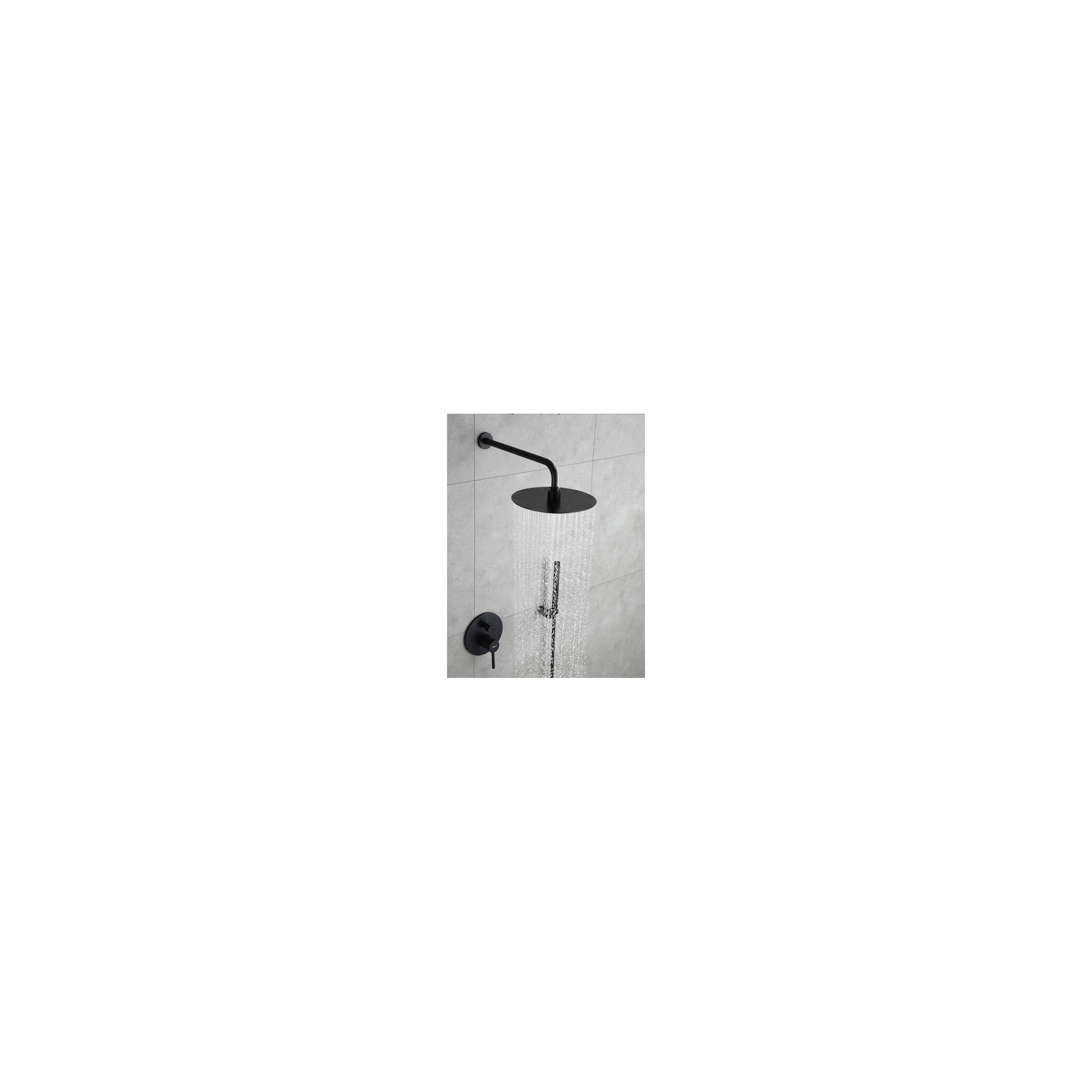 Juego de ducha oculto Rea Lungo Black + BOX