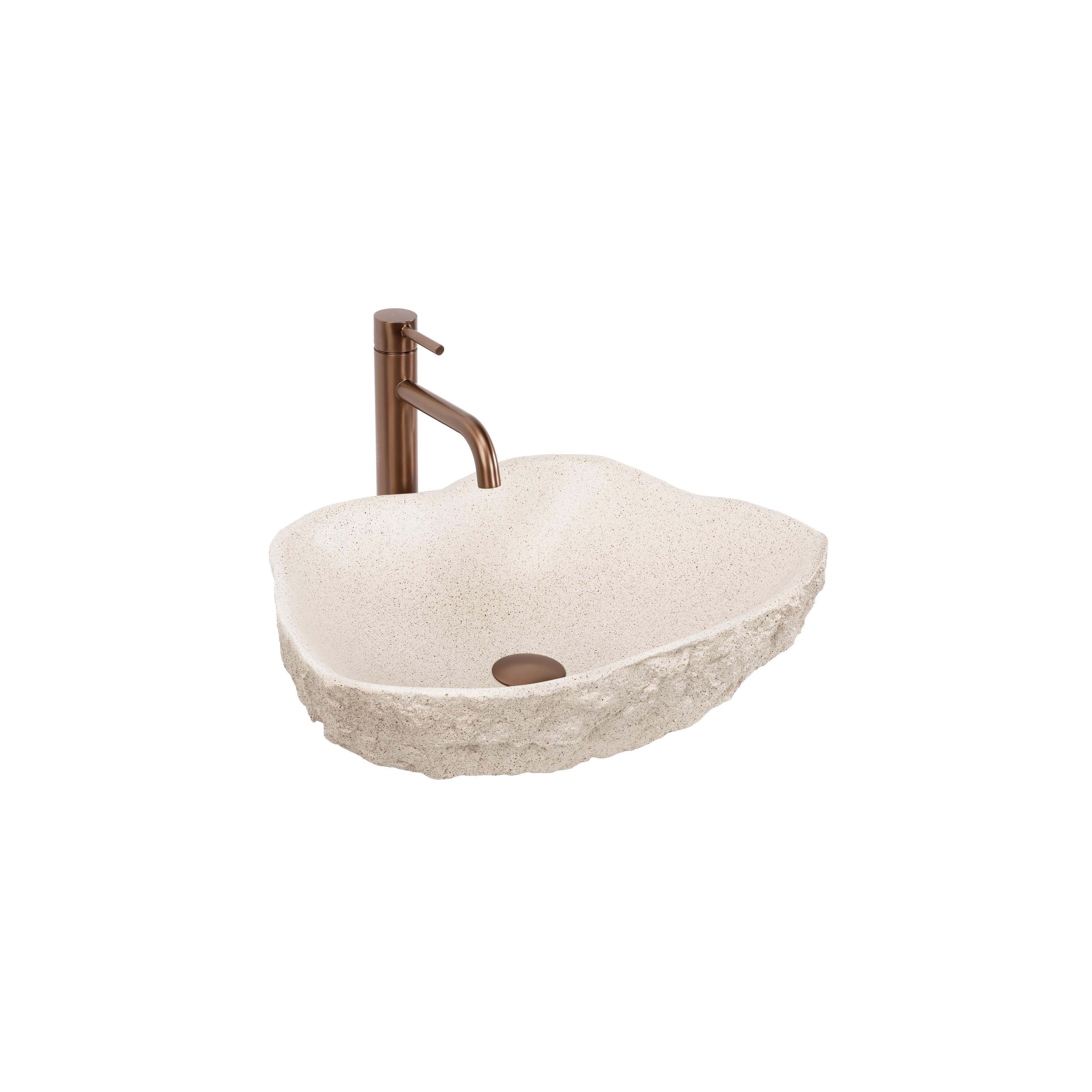 Nadgradni umivaonik Rea Isla Warm Beige