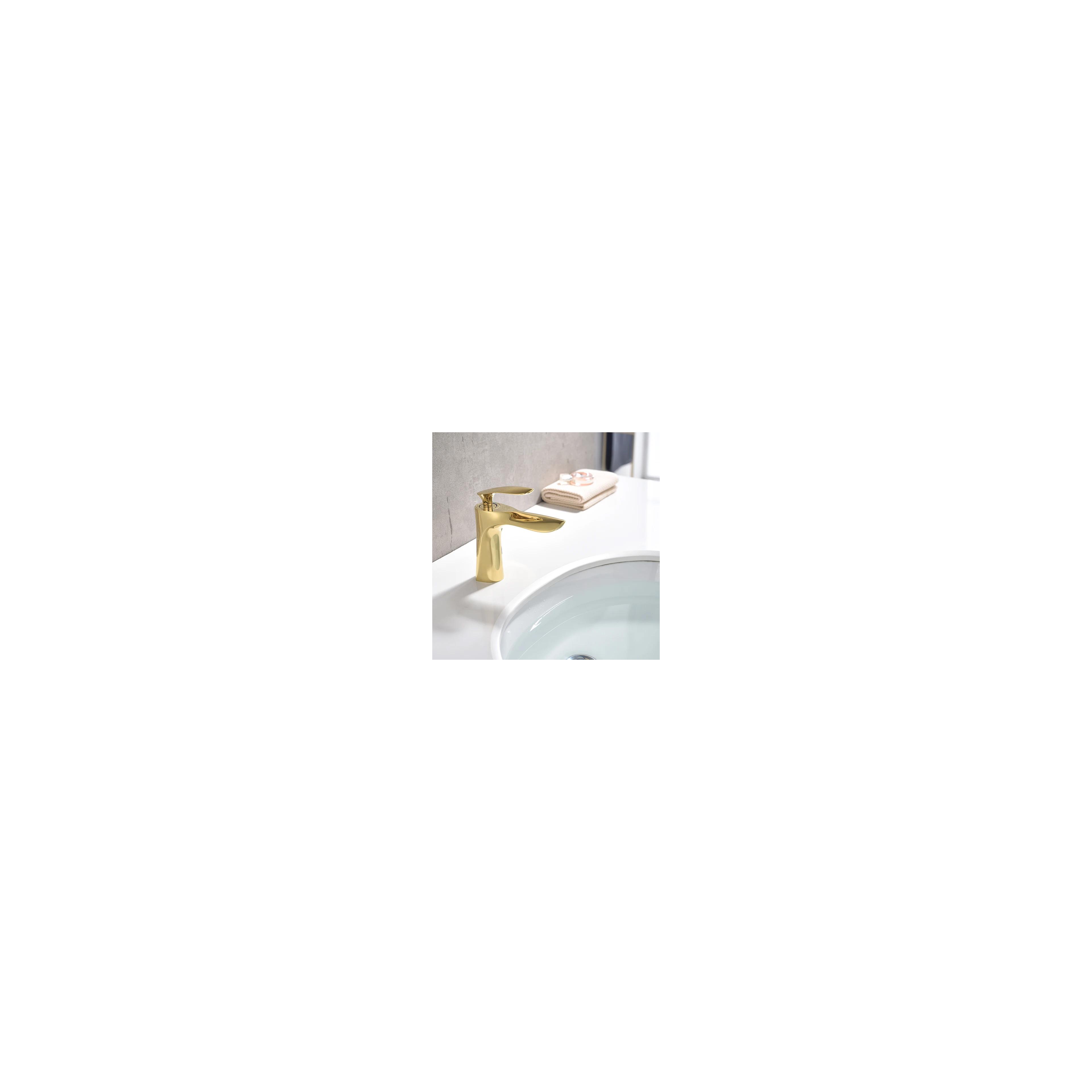 Waschbeckenarmatur Rea Orbit Gold Low