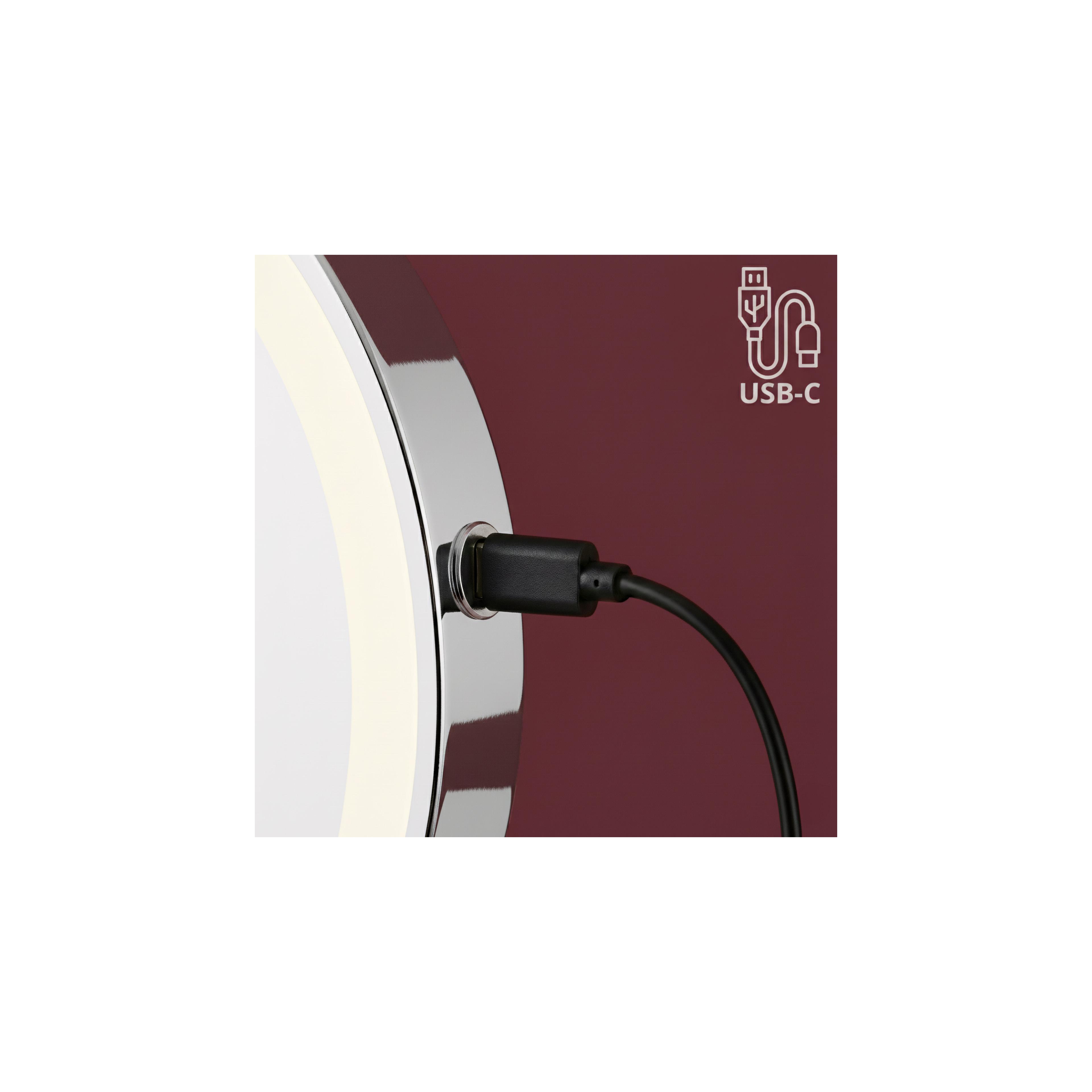 Mirror LED Glow Chrome