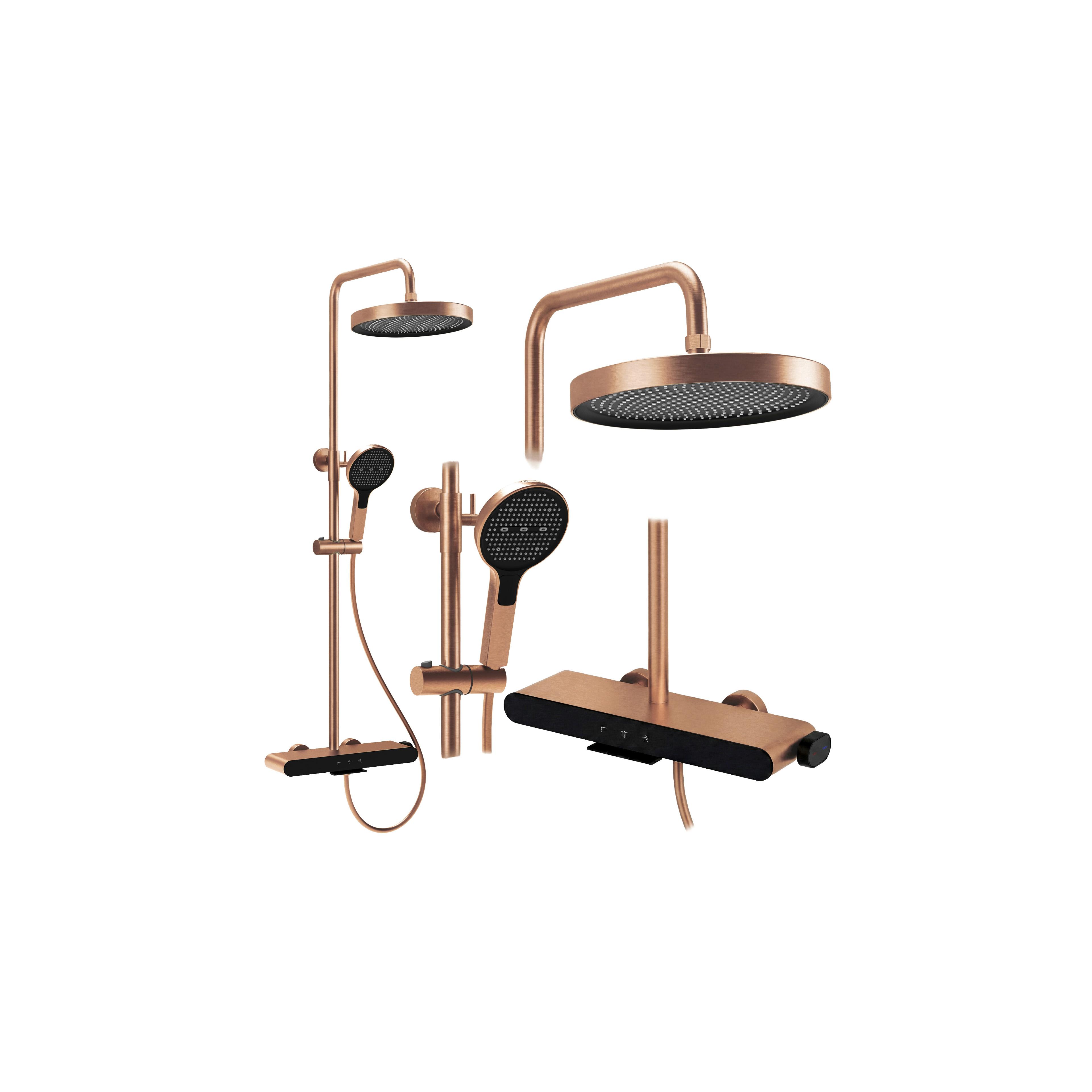 Duschgarnitur REA Farel Brush Copper