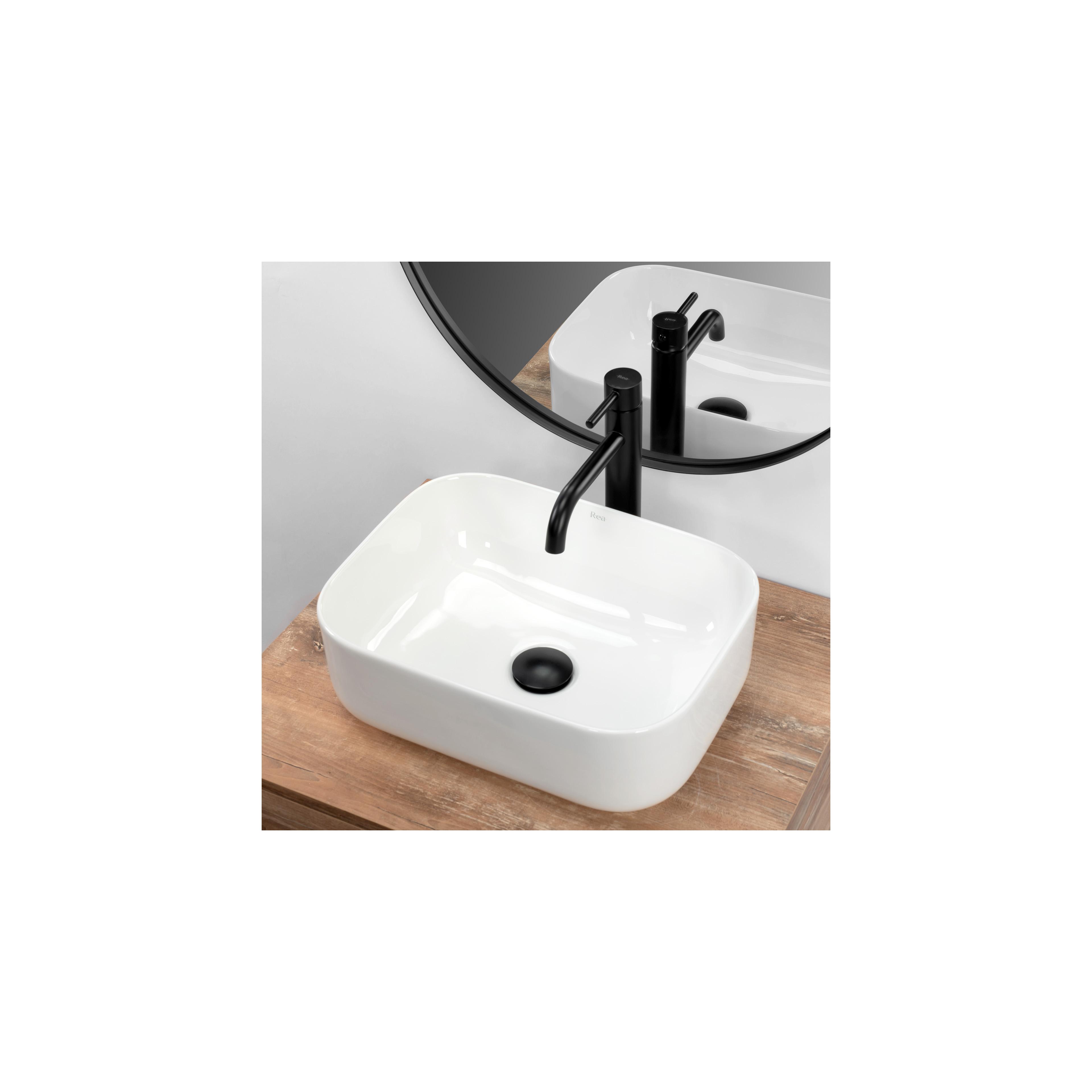 Vasque à poser Rea Demi Mini White