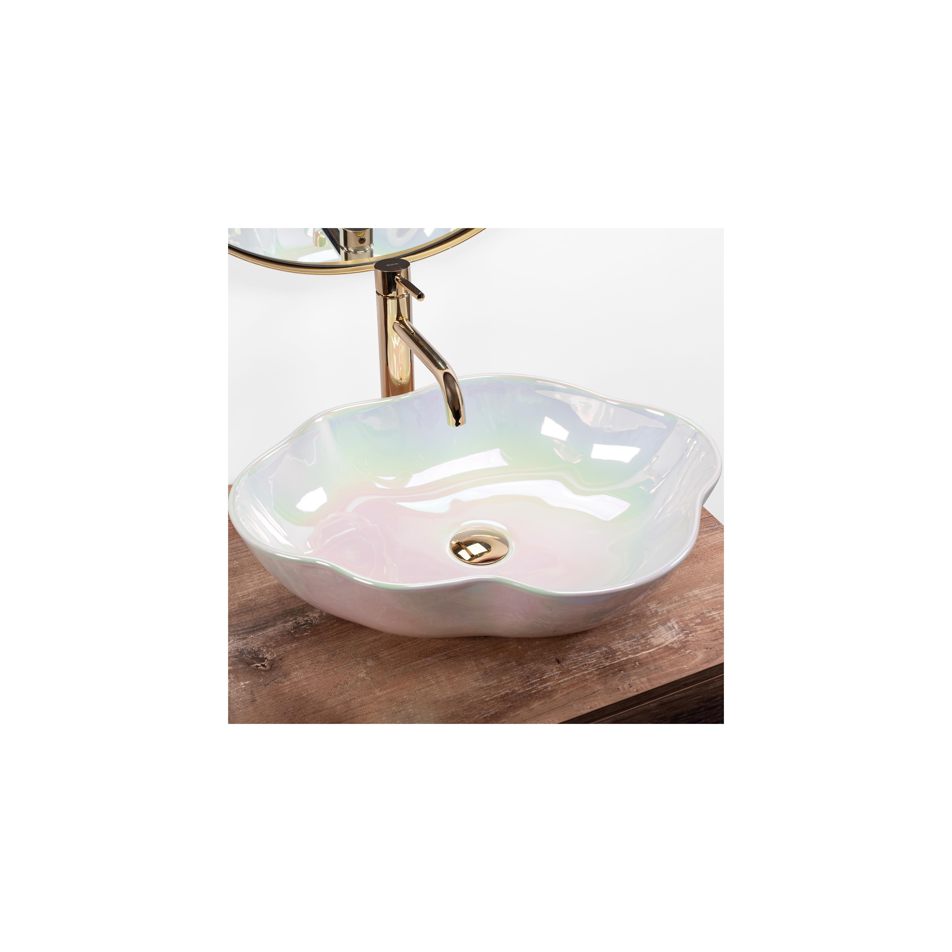 Countertop washbasin Rea Akoya Pearl
