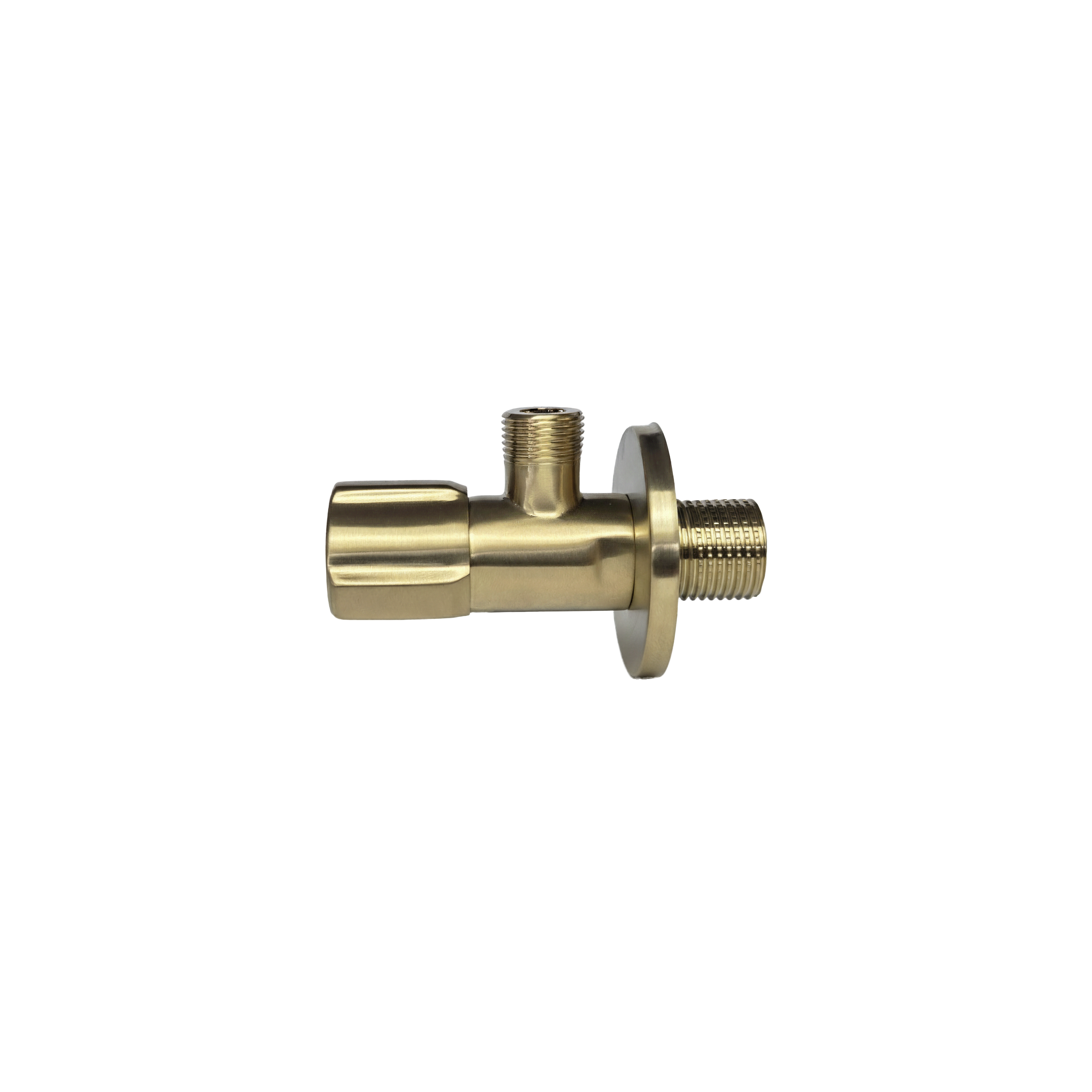 Eckventil 02  1/2" x 3/8" Brush Gold