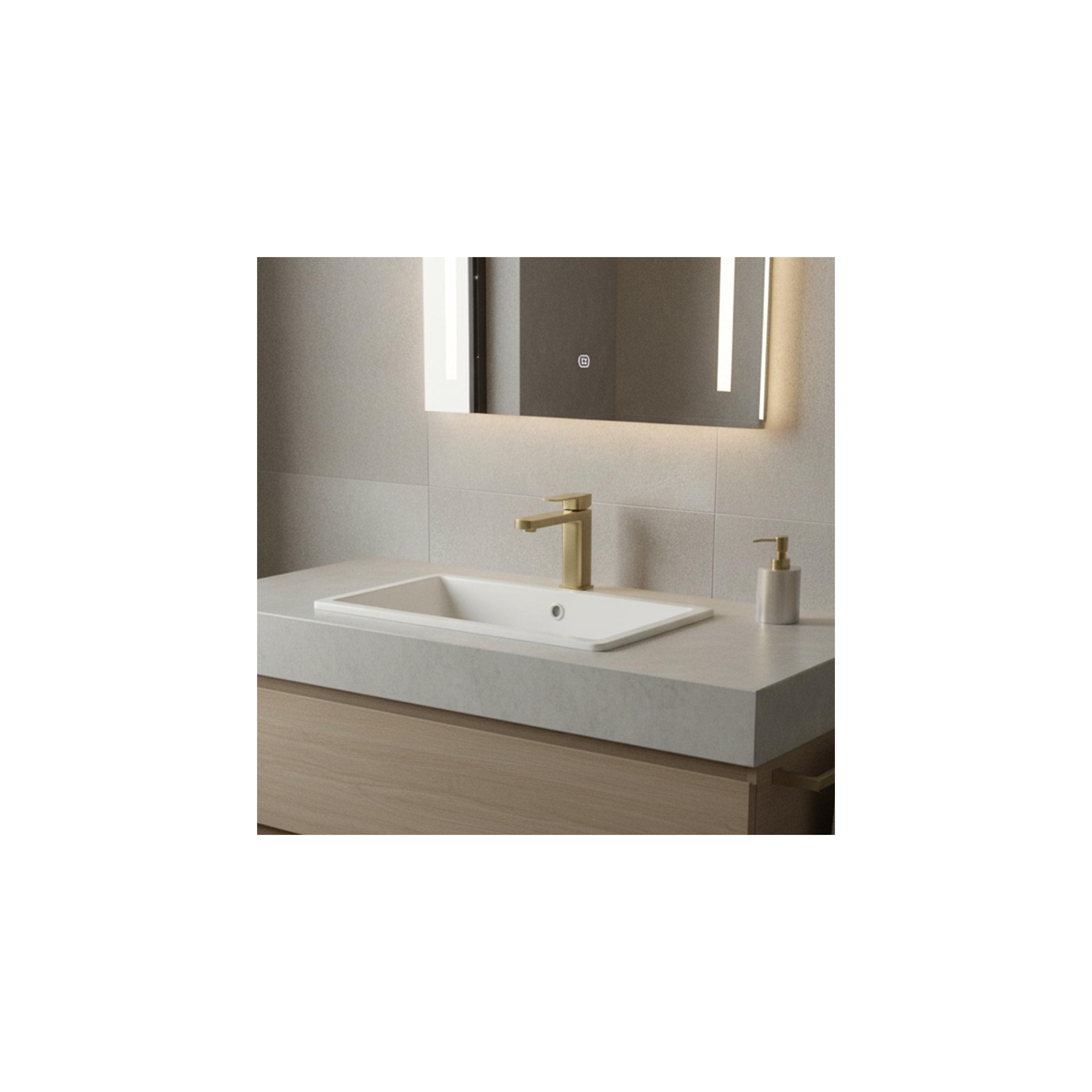 Waschbeckenarmatur Rea Arlo Brush Gold