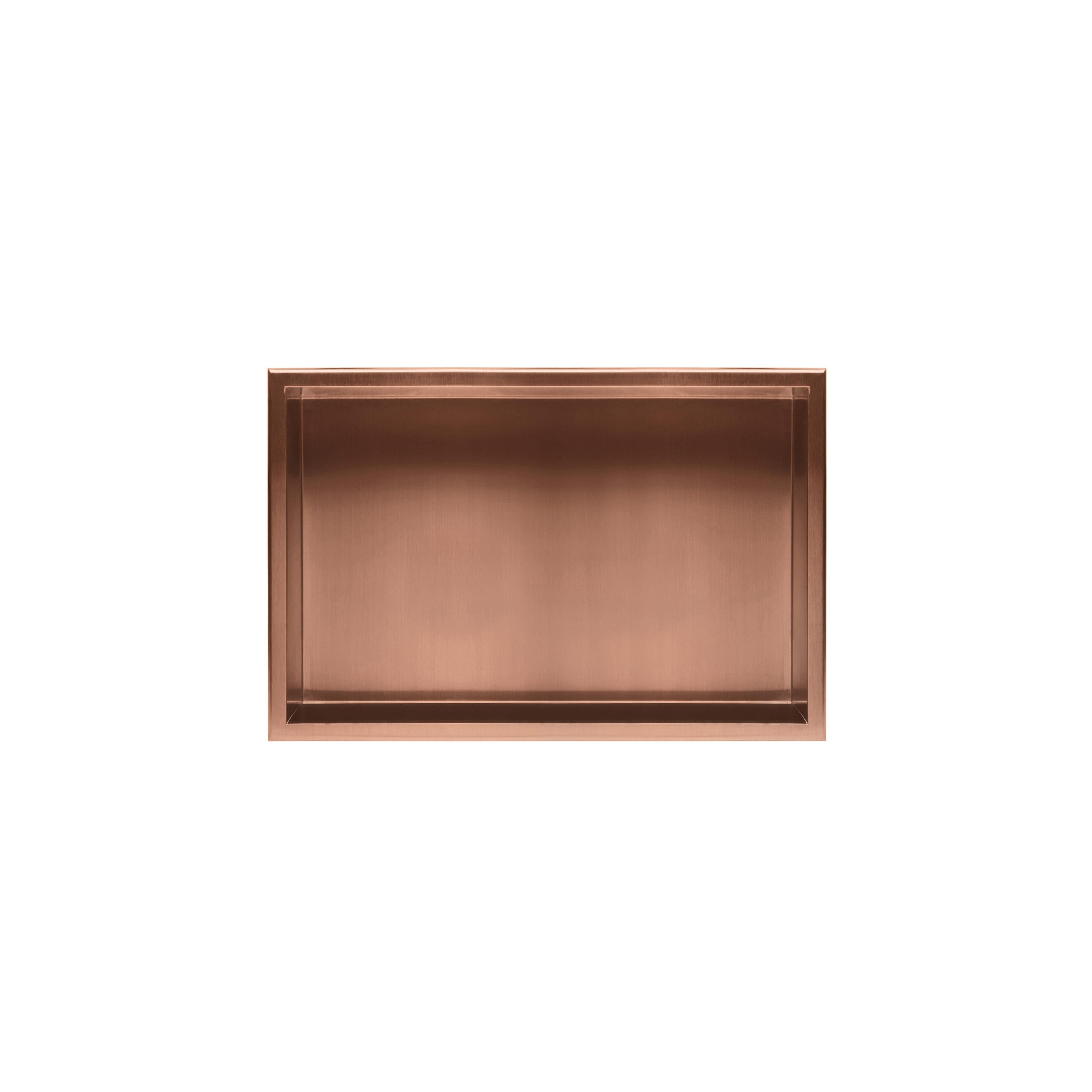 bathroom shelf 30x60 brush copper