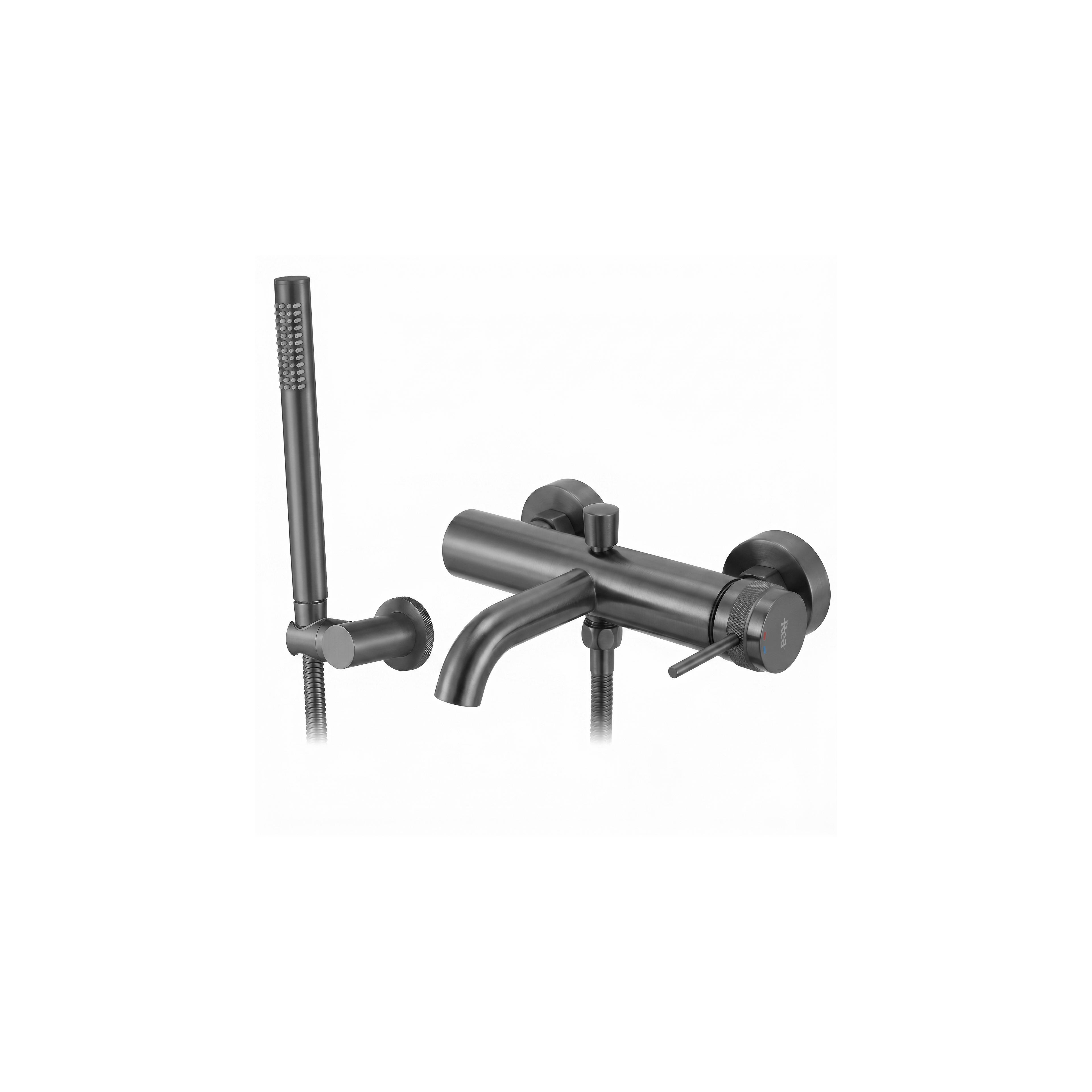 Wannenarmatur Rea Lungo Grip Titan