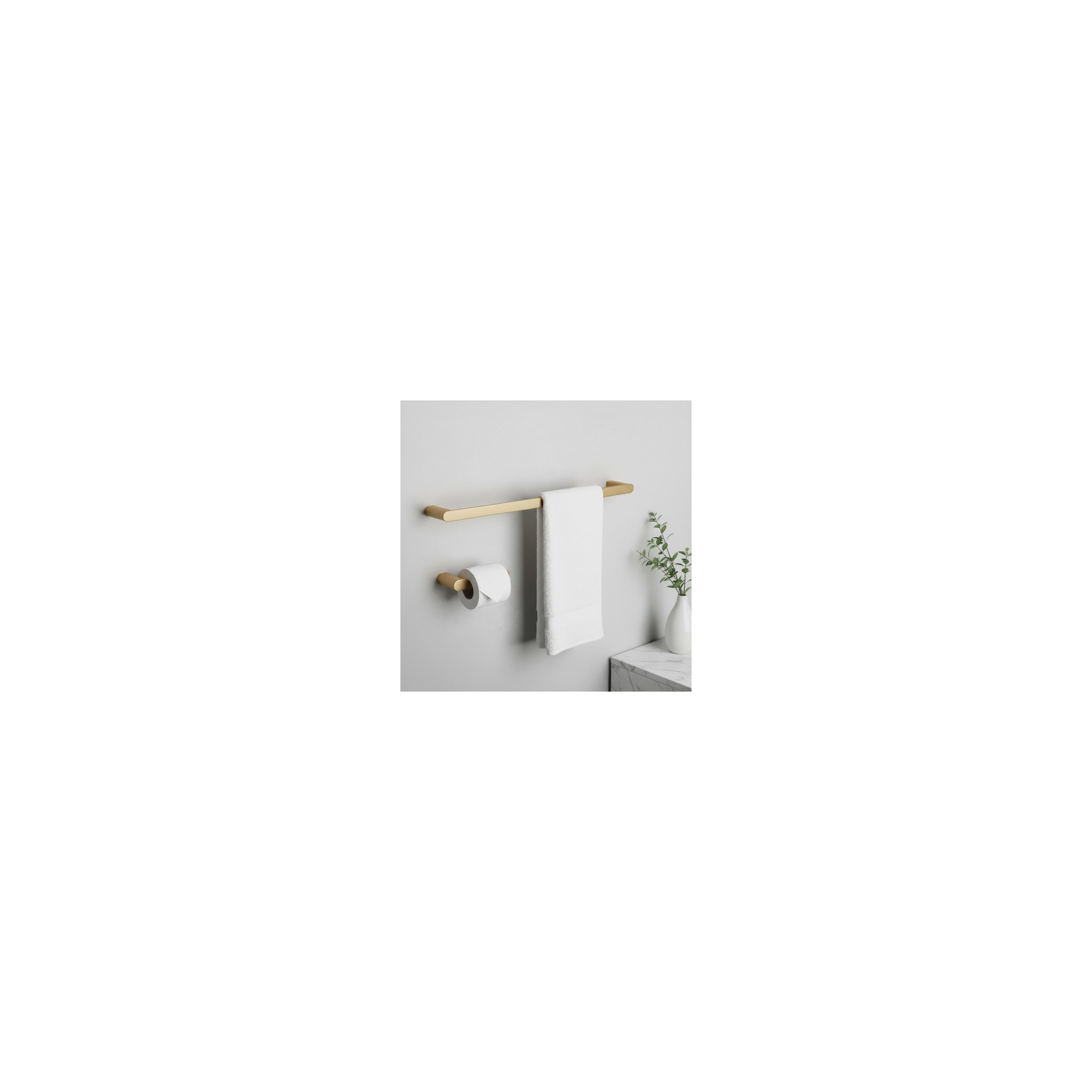 Badezimmer-Accessoire-Set Mati Brush Gold 4-teilig