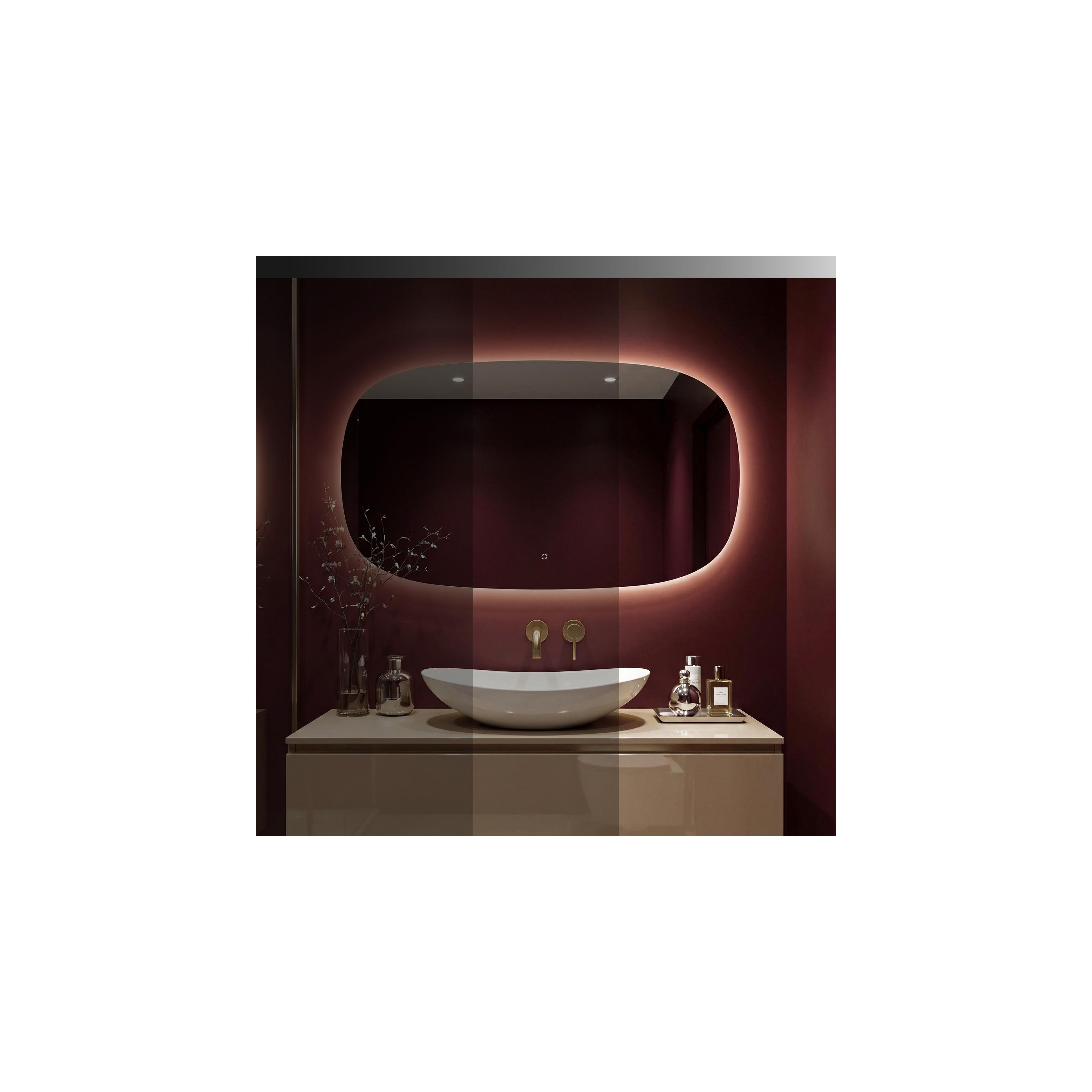 Spiegel LED 100x60cm TOP-4